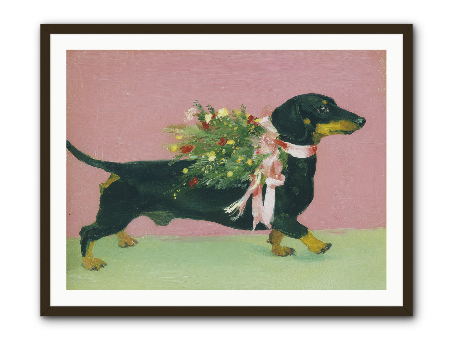 Cocoa Companion -- Framed Print - Black 40x30