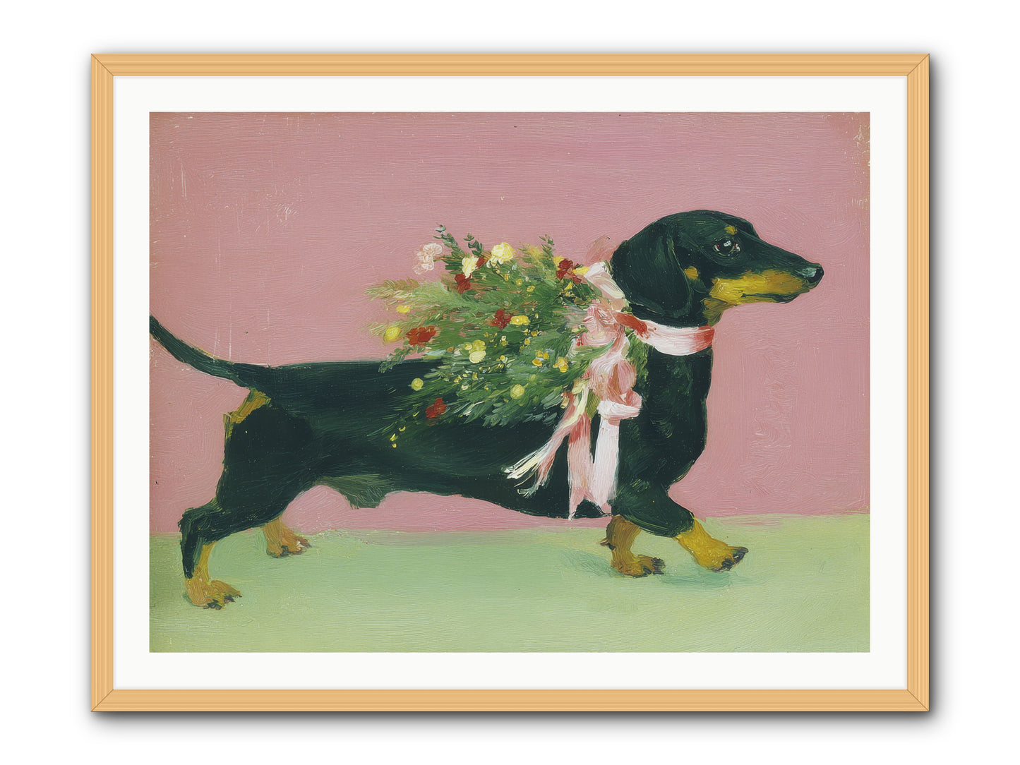 Cocoa Companion -- Framed Print - Natural 40x30