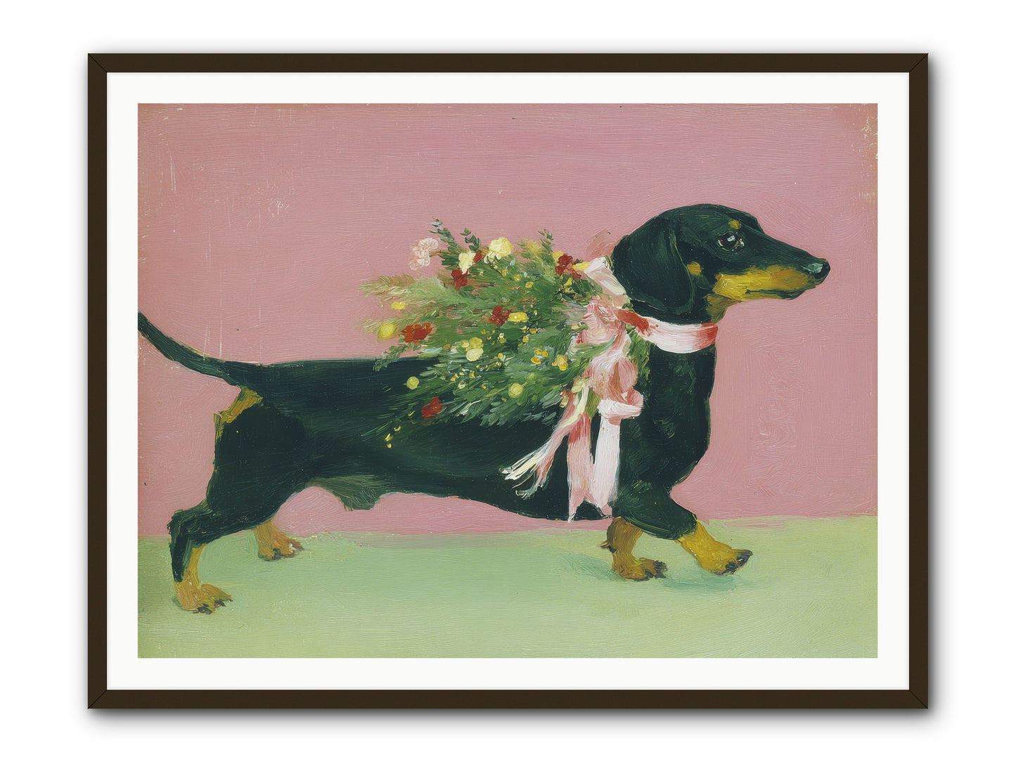 Cocoa Companion -- Framed Print - Black 48x36