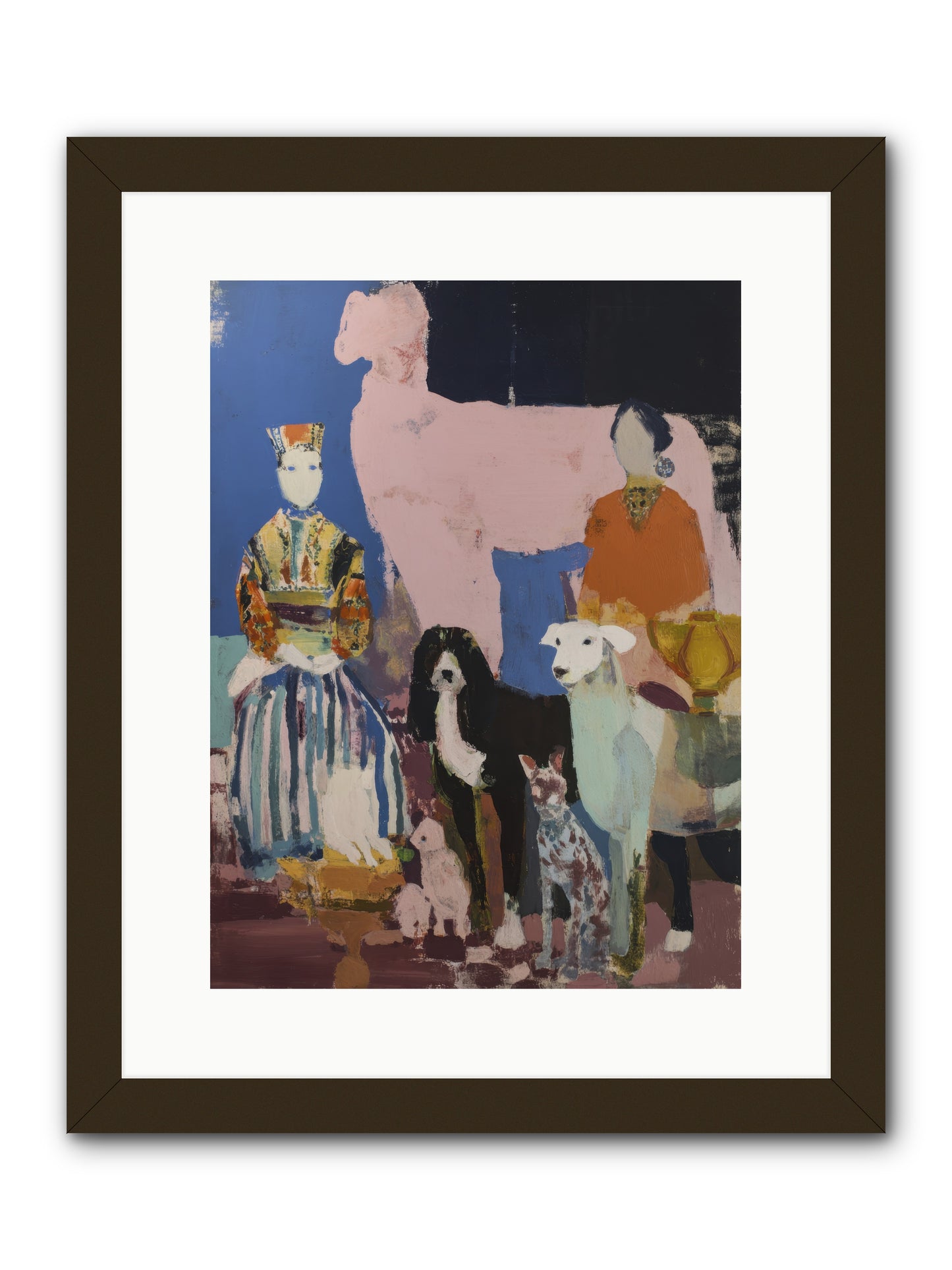 Collected -- Framed Print - Black 12x16