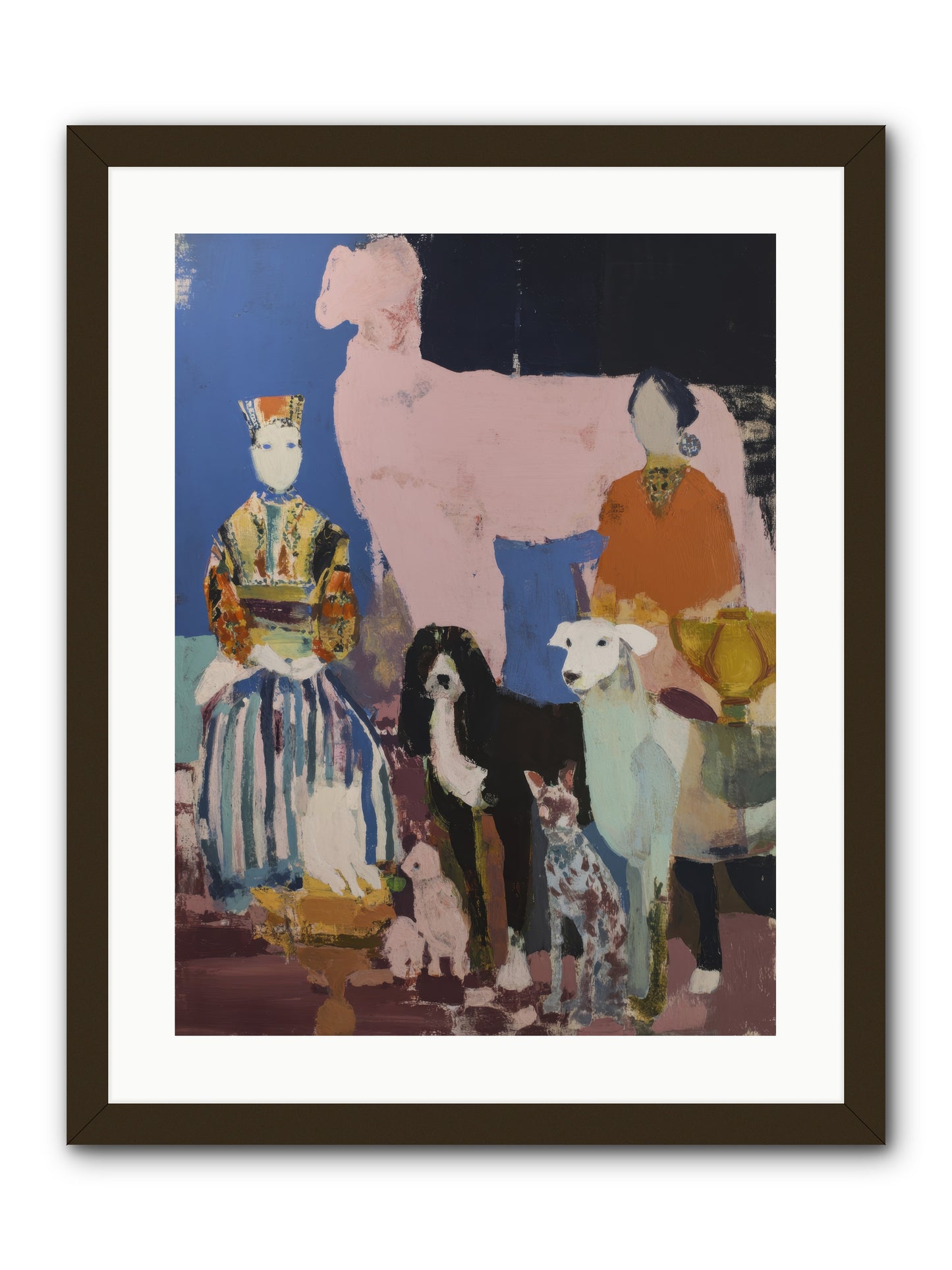 Collected -- Framed Print - Black 18x24