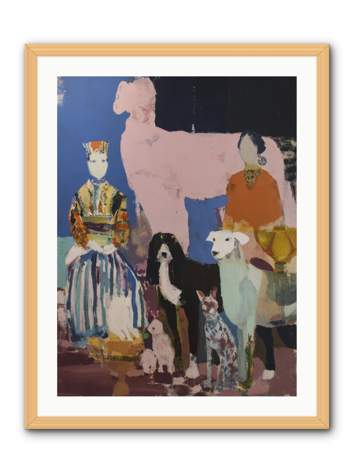 Collected -- Framed Print - Natural 24x32