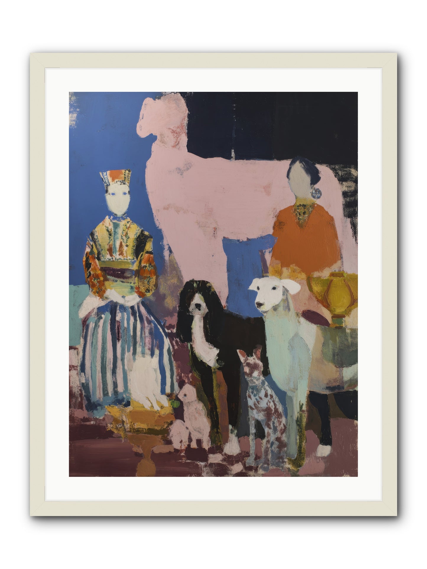 Collected -- Framed Print - White 24x32
