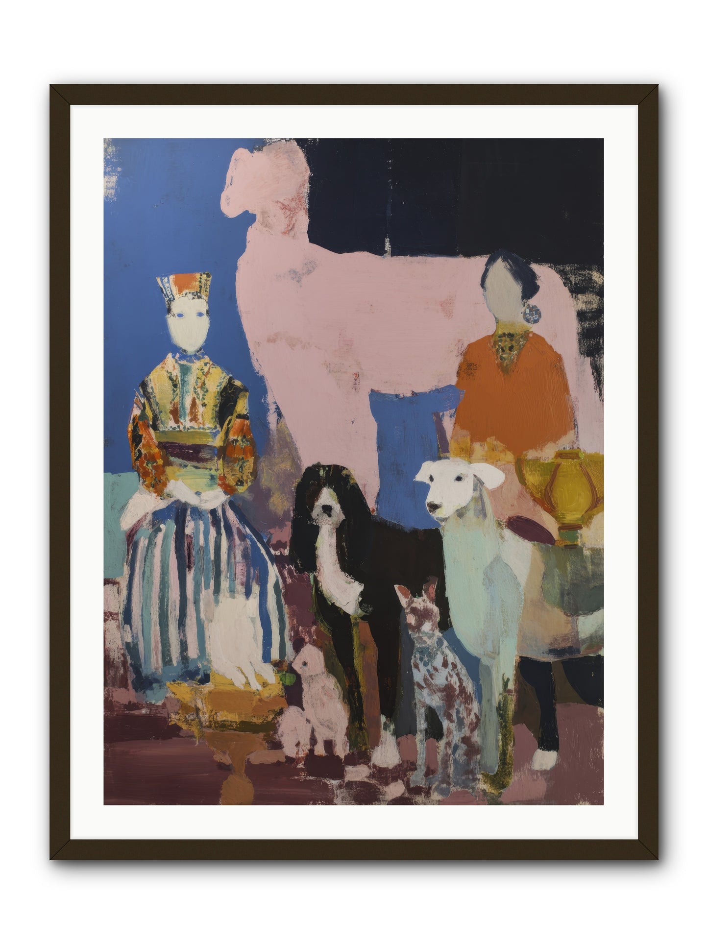 Collected -- Framed Print - Black 30x40