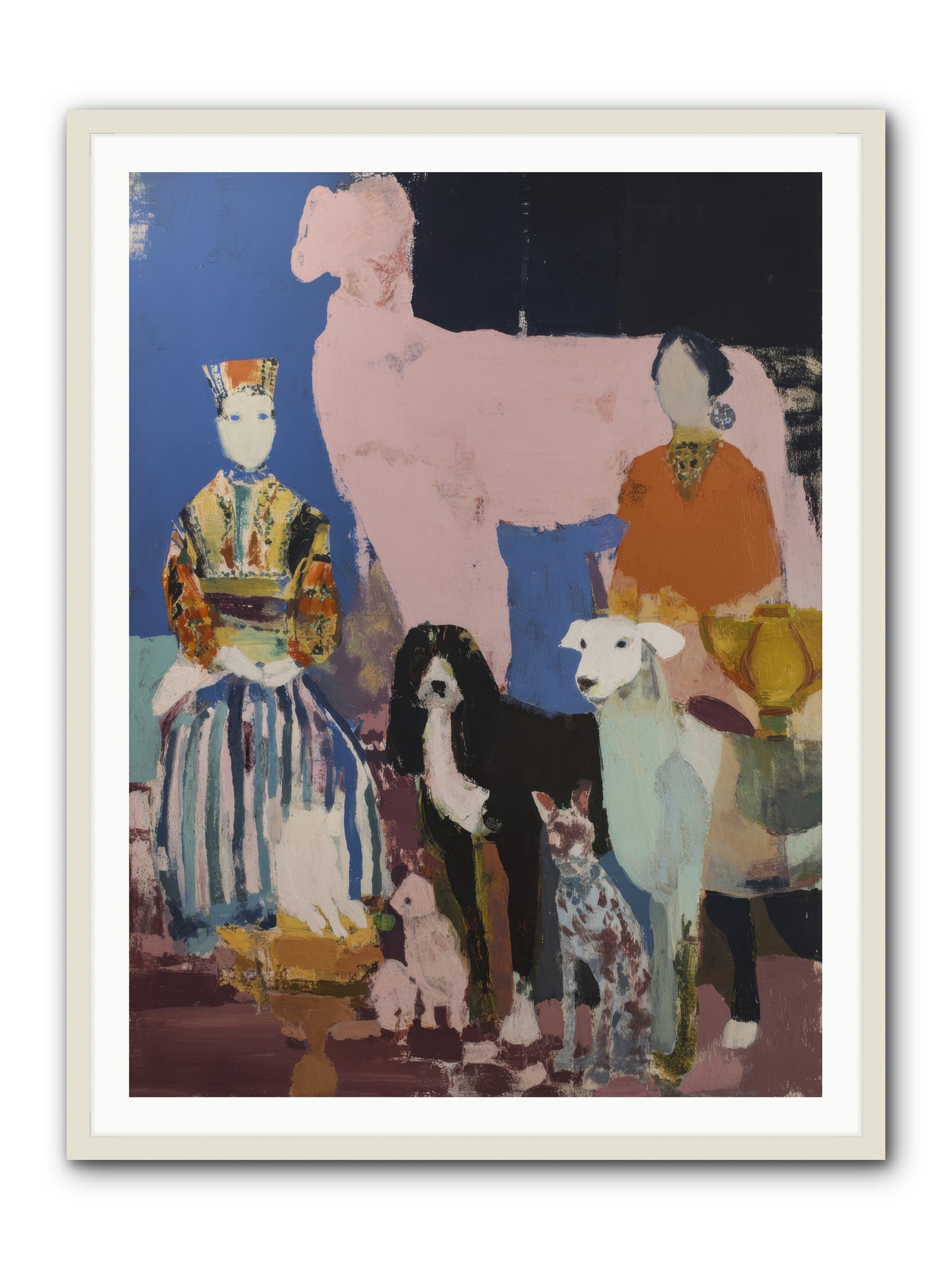 Collected -- Framed Print - White 36x48