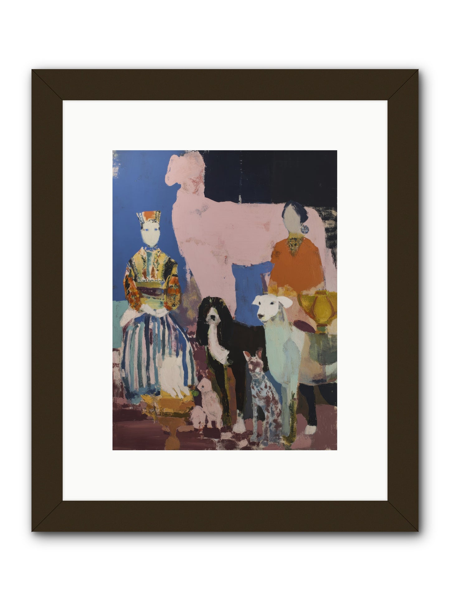 Collected -- Framed Print - Black 9x12