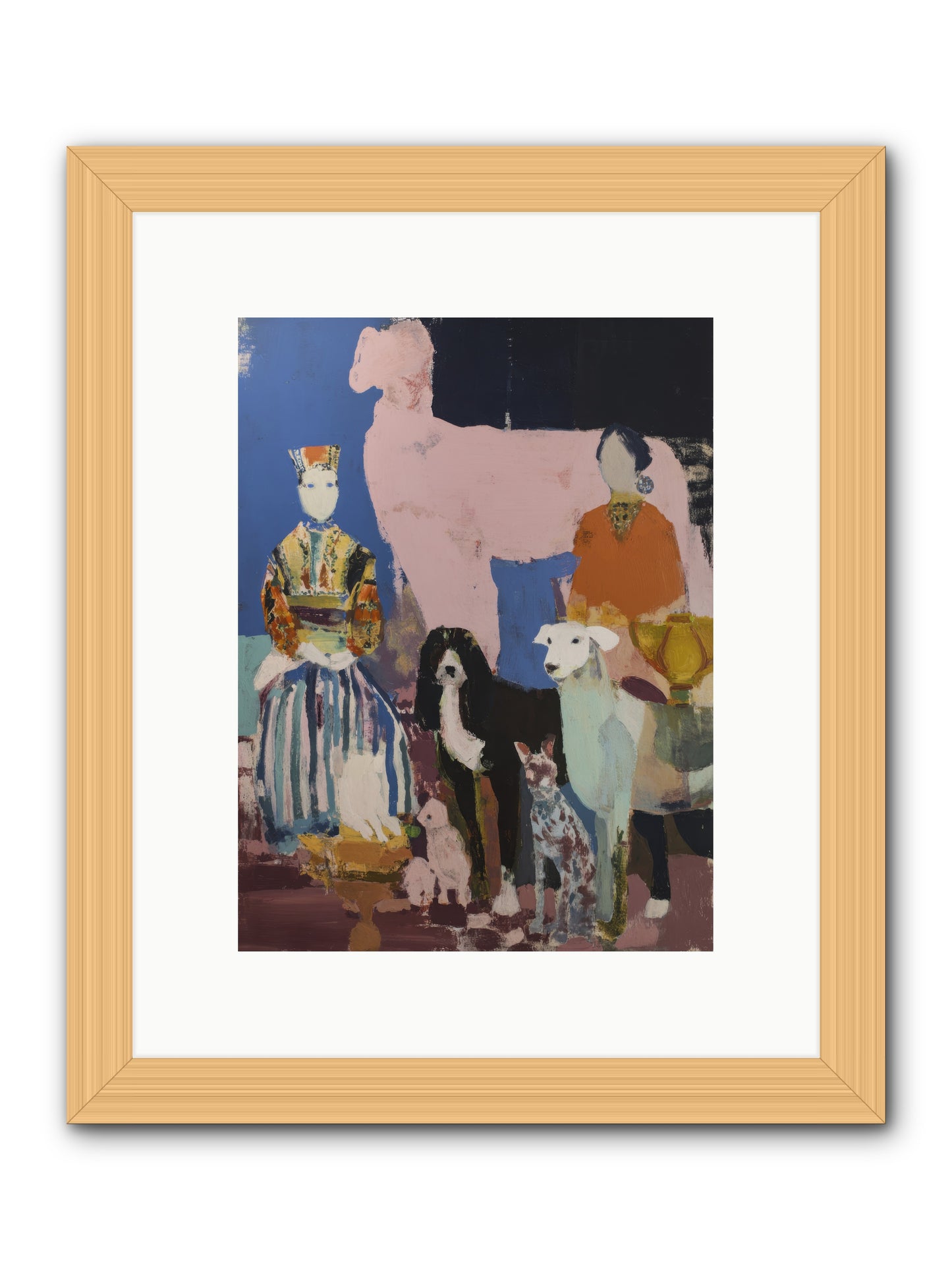 Collected -- Framed Print - Natural 9x12