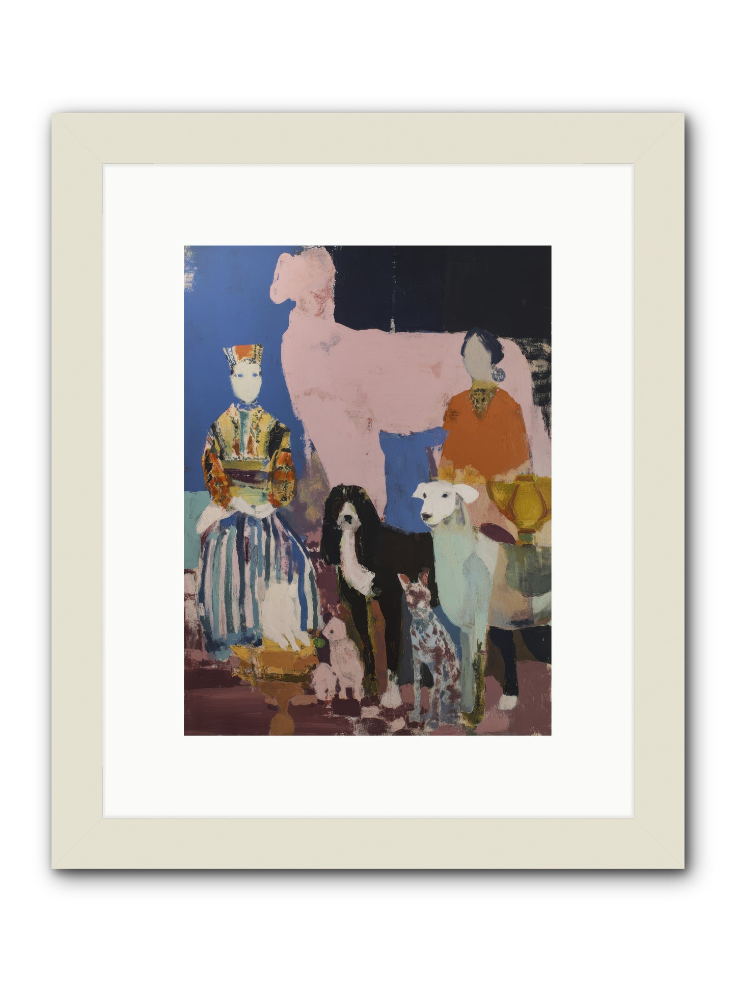 Collected -- Framed Print - White 9x12
