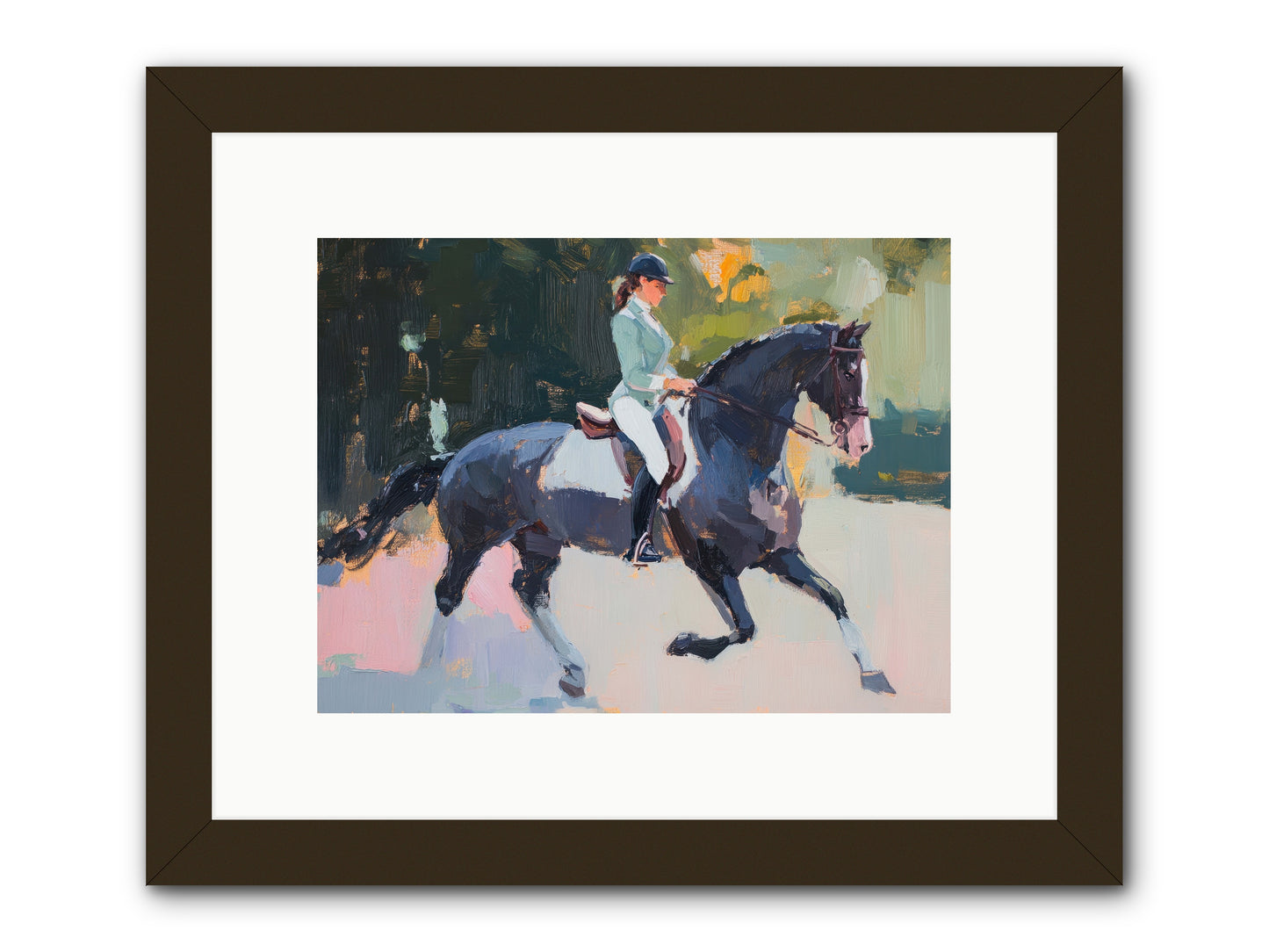 Collected Elegance -- Framed Print - Black 12x9