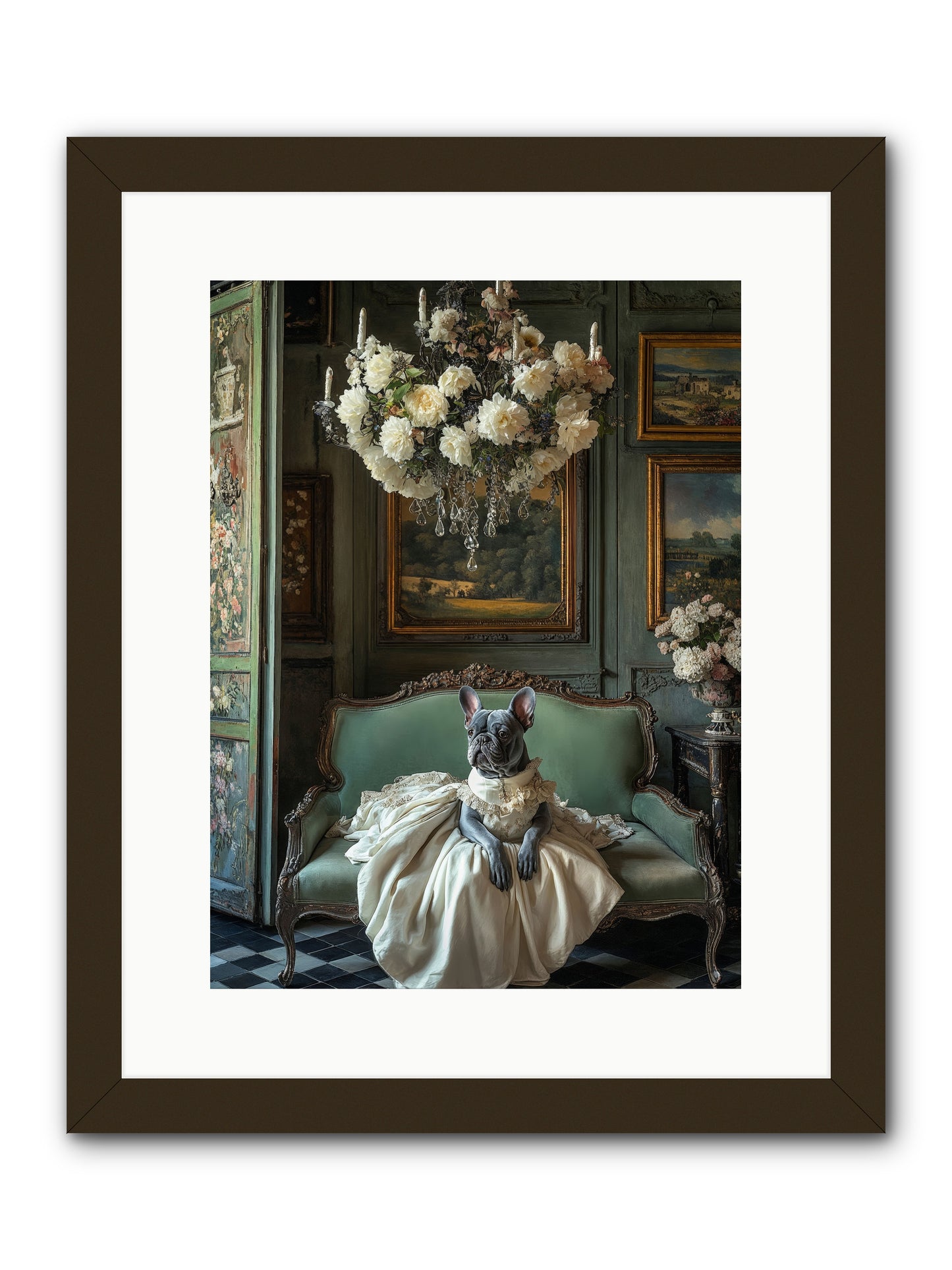 Collecting Cloud GardensRez -- Framed Print - Black 12x16