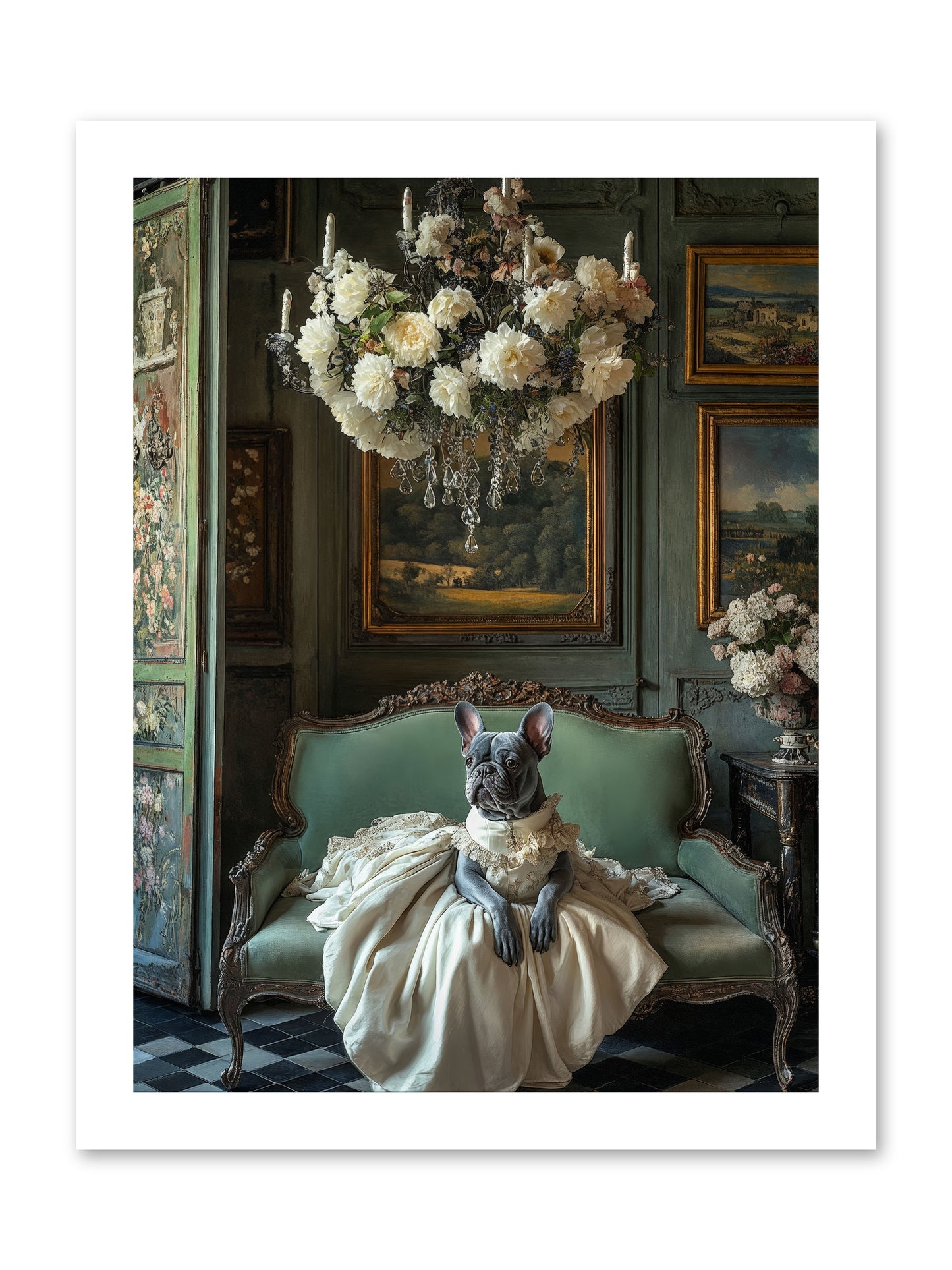 Collecting Cloud GardensRez -- Loose Canvas Print 12x16