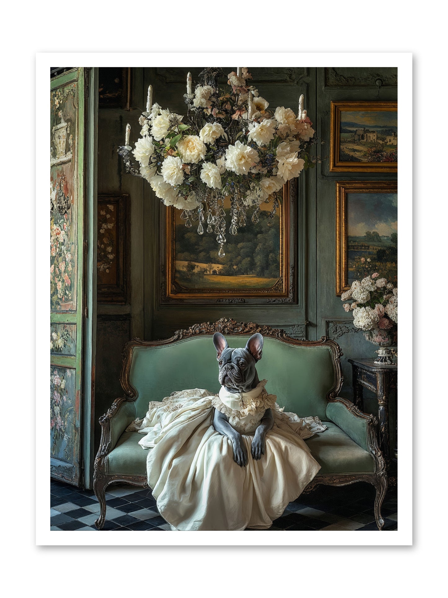 Collecting Cloud GardensRez -- Loose Canvas Print 24x32