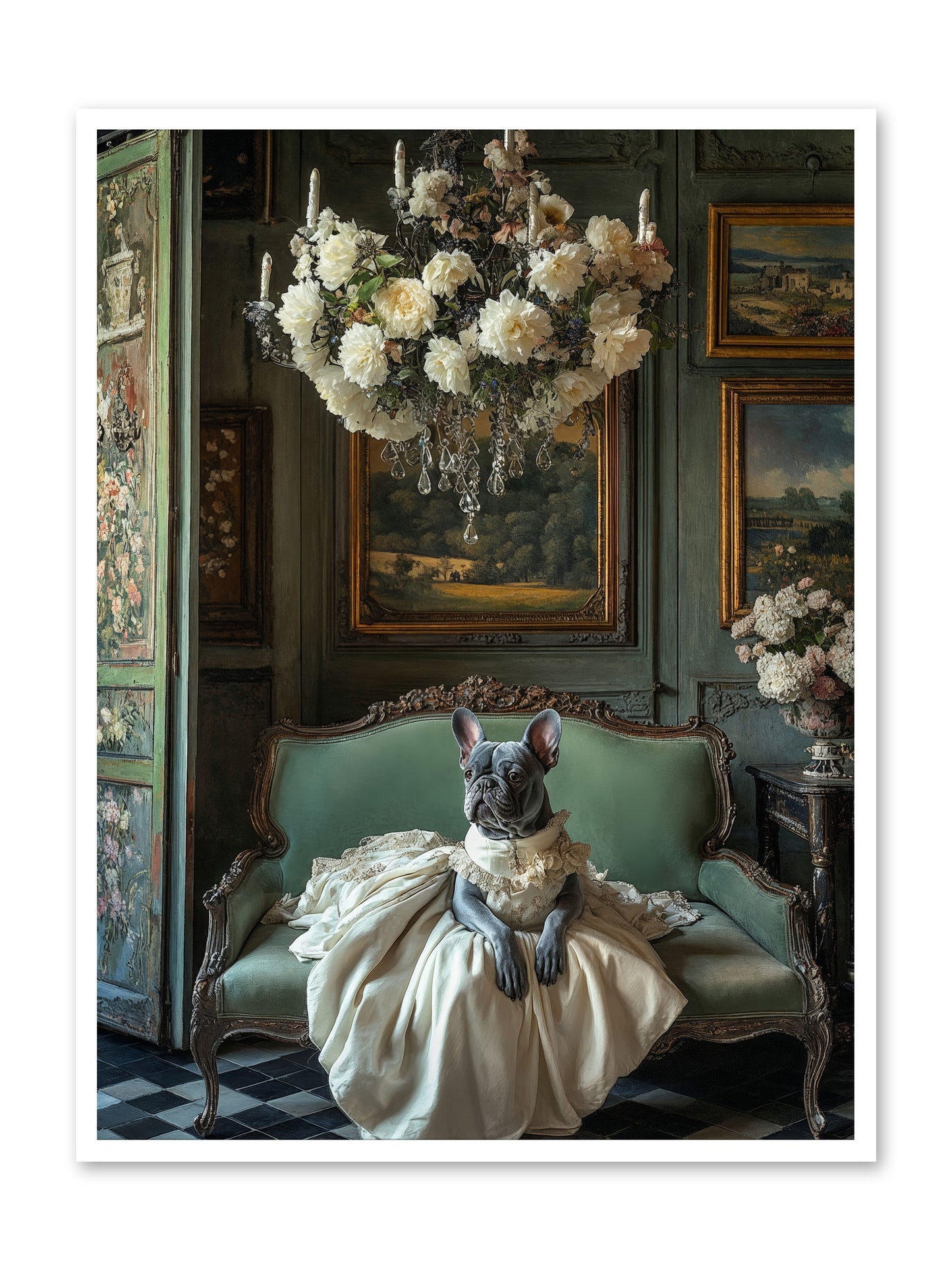 Collecting Cloud GardensRez -- Loose Canvas Print 36x48