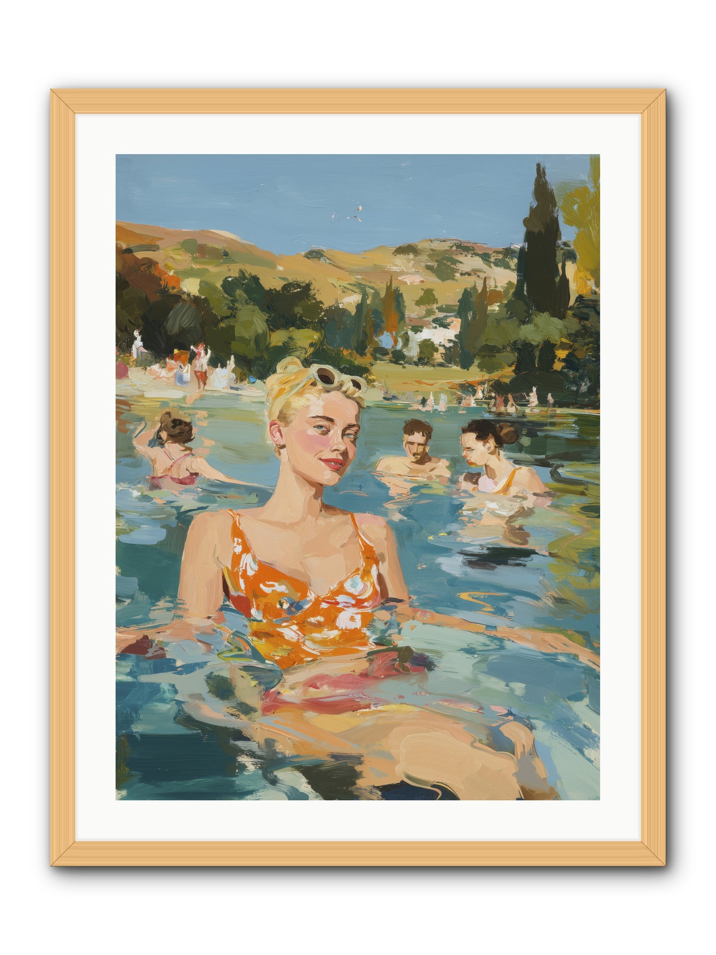 Collective Joy -- Framed Print - Natural 24x32