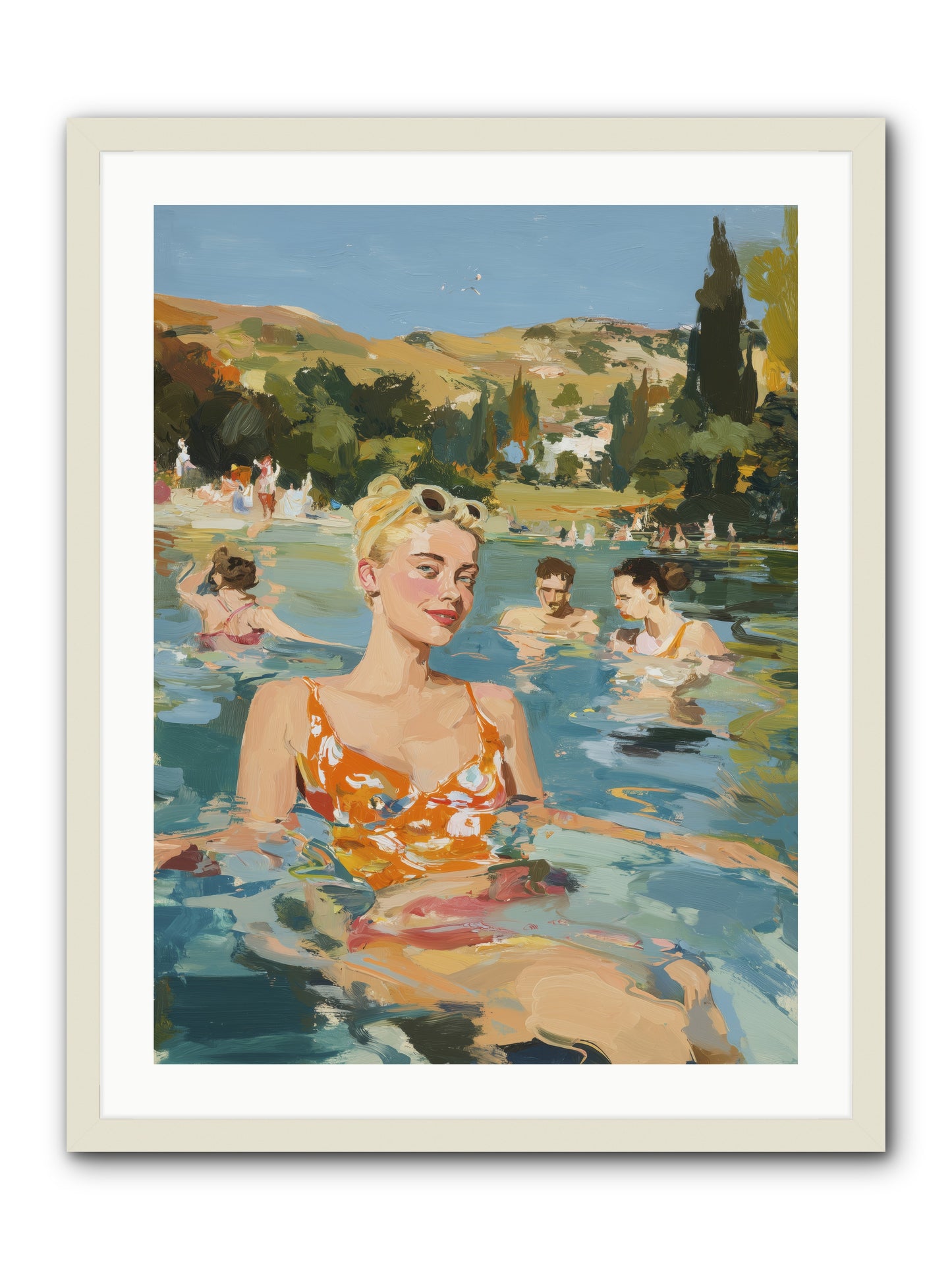 Collective Joy -- Framed Print - White 24x32