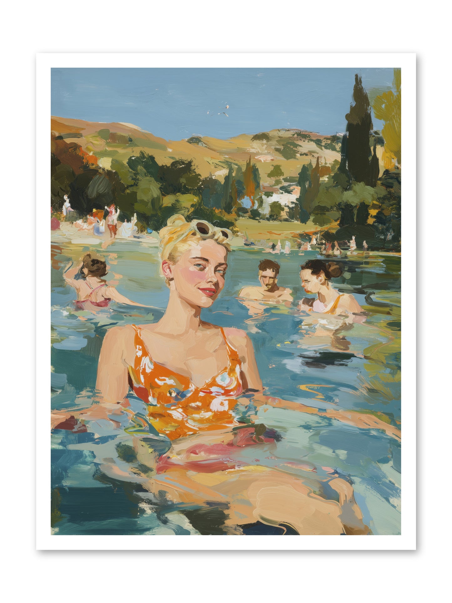 Collective Joy -- Loose Canvas Print 24x32