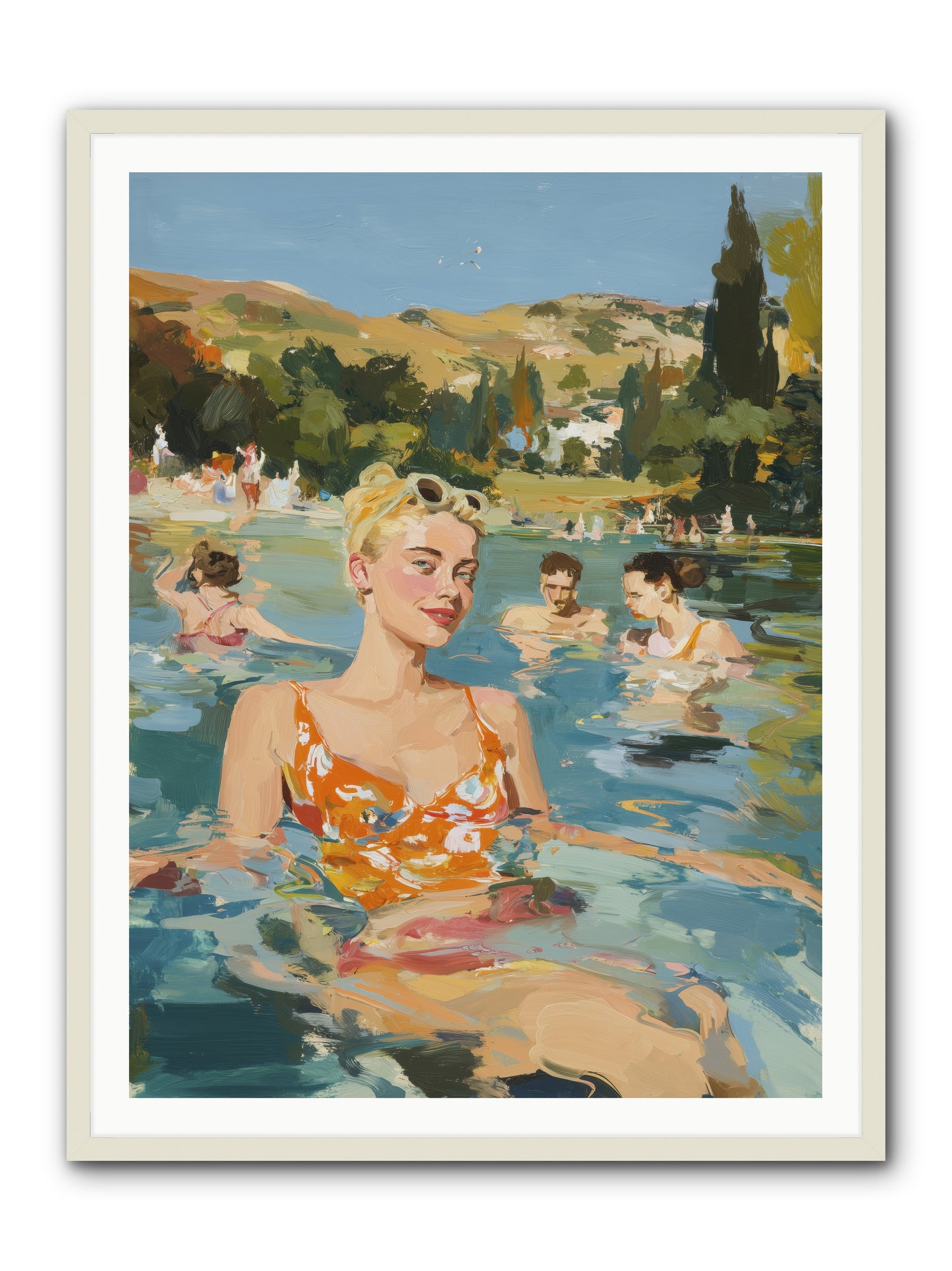 Collective Joy -- Framed Print - White 36x48