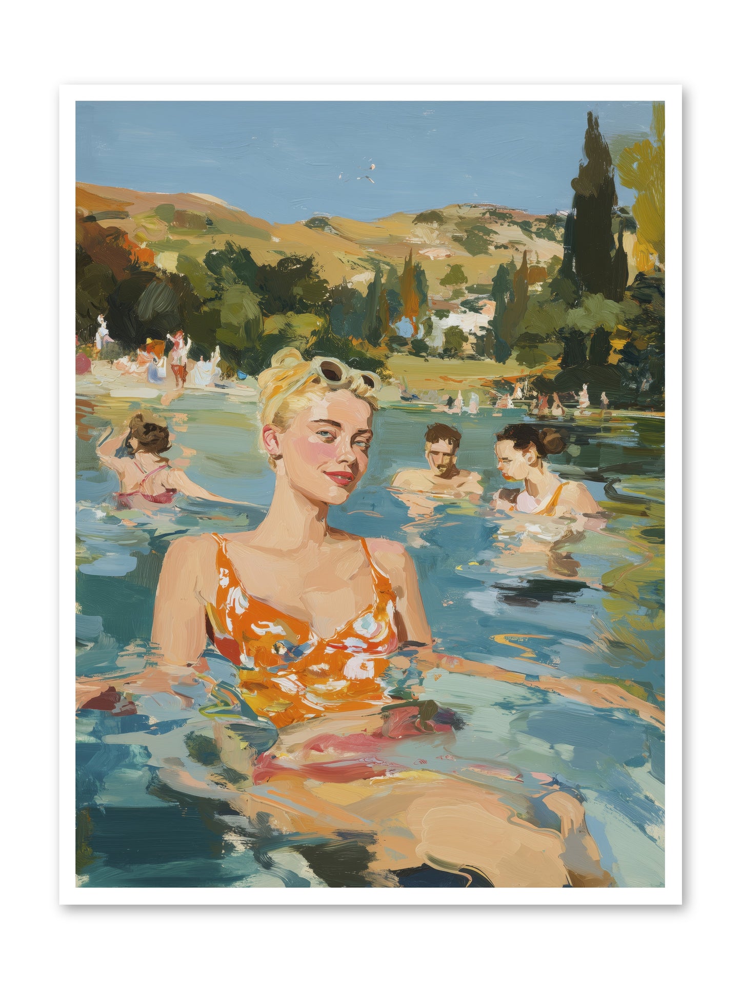 Collective Joy -- Loose Canvas Print 36x48