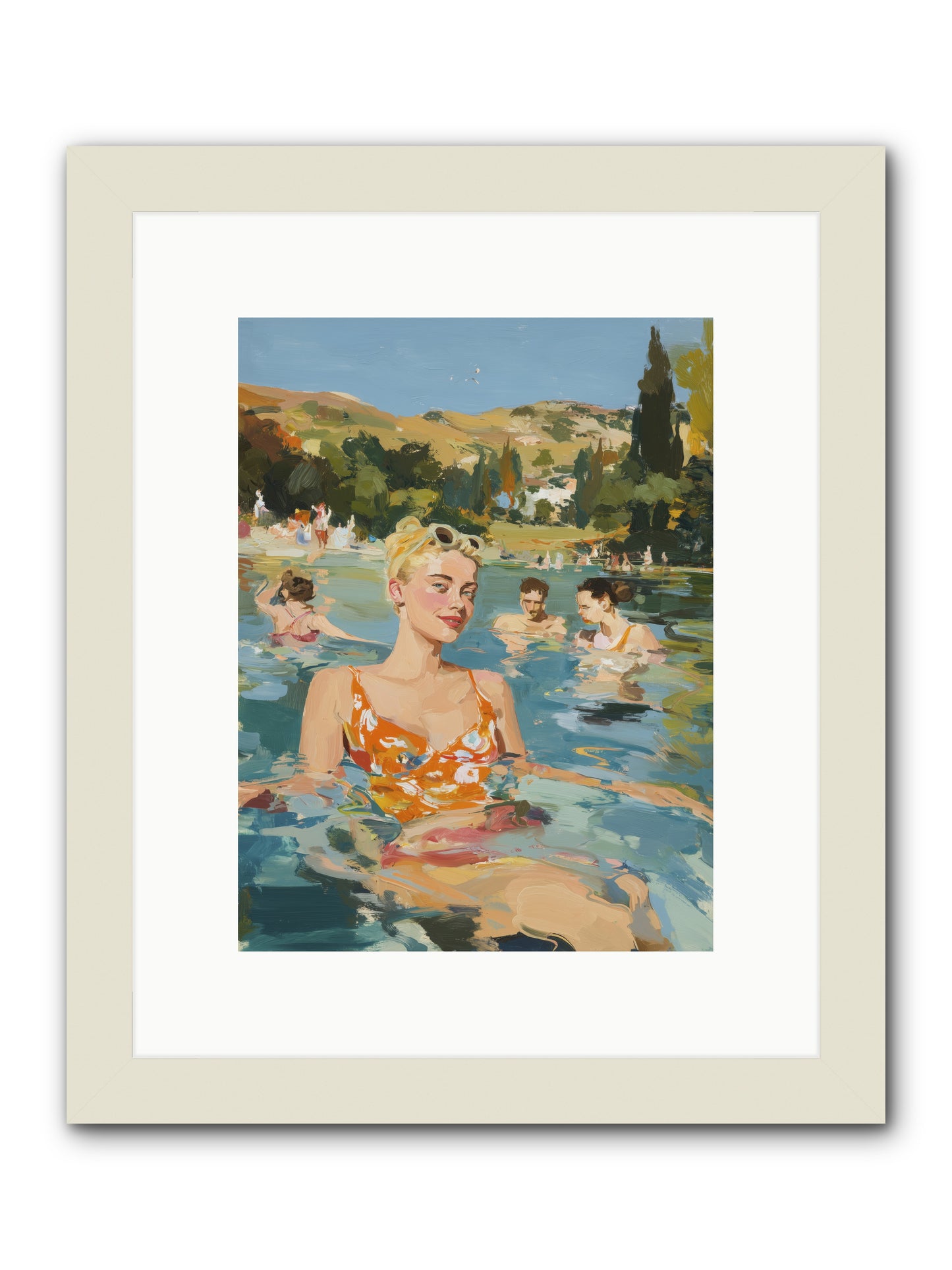 Collective Joy -- Framed Print - White 9x12