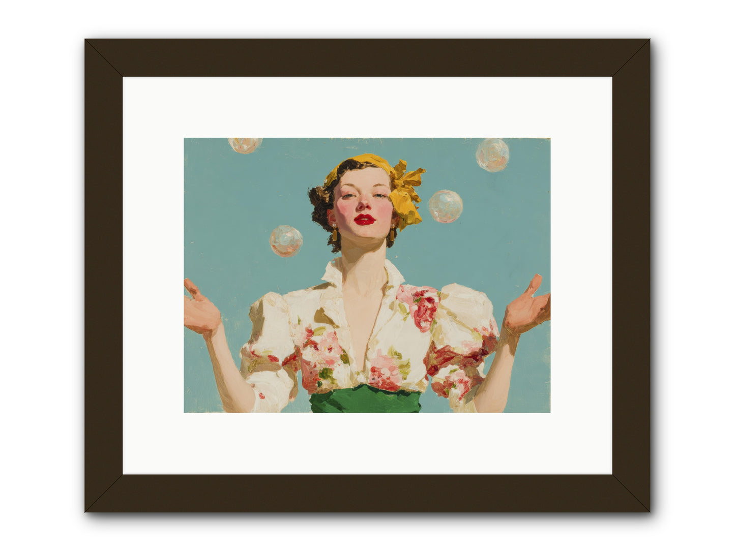 Collector of Precious Moments -- Framed Print - Black 12x9