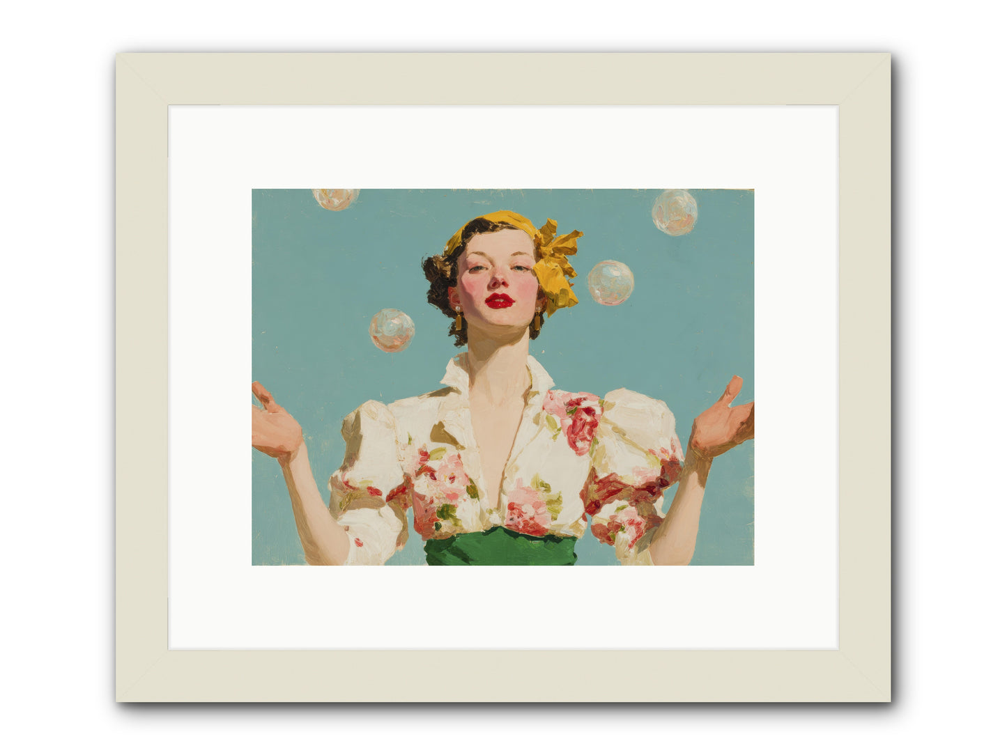 Collector of Precious Moments -- Framed Print - White 12x9