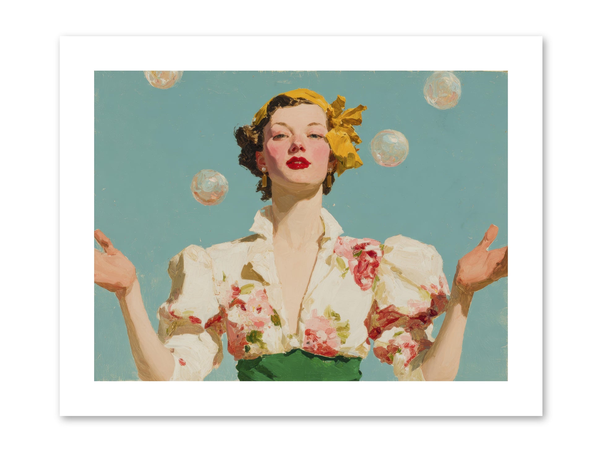 Collector of Precious Moments -- Paper Print 12x9