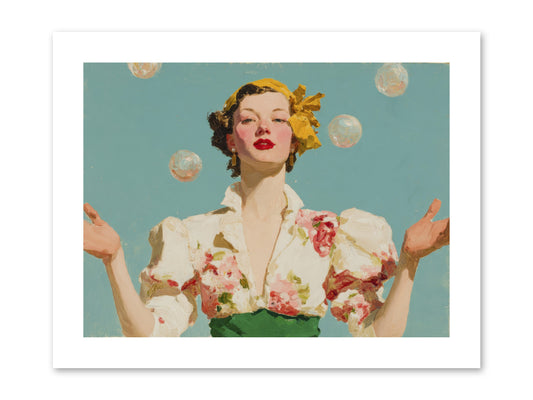 Collector of Precious Moments -- Paper Print 12x9