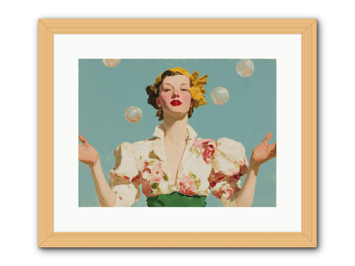 Collector of Precious Moments -- Framed Print - Natural 16x12