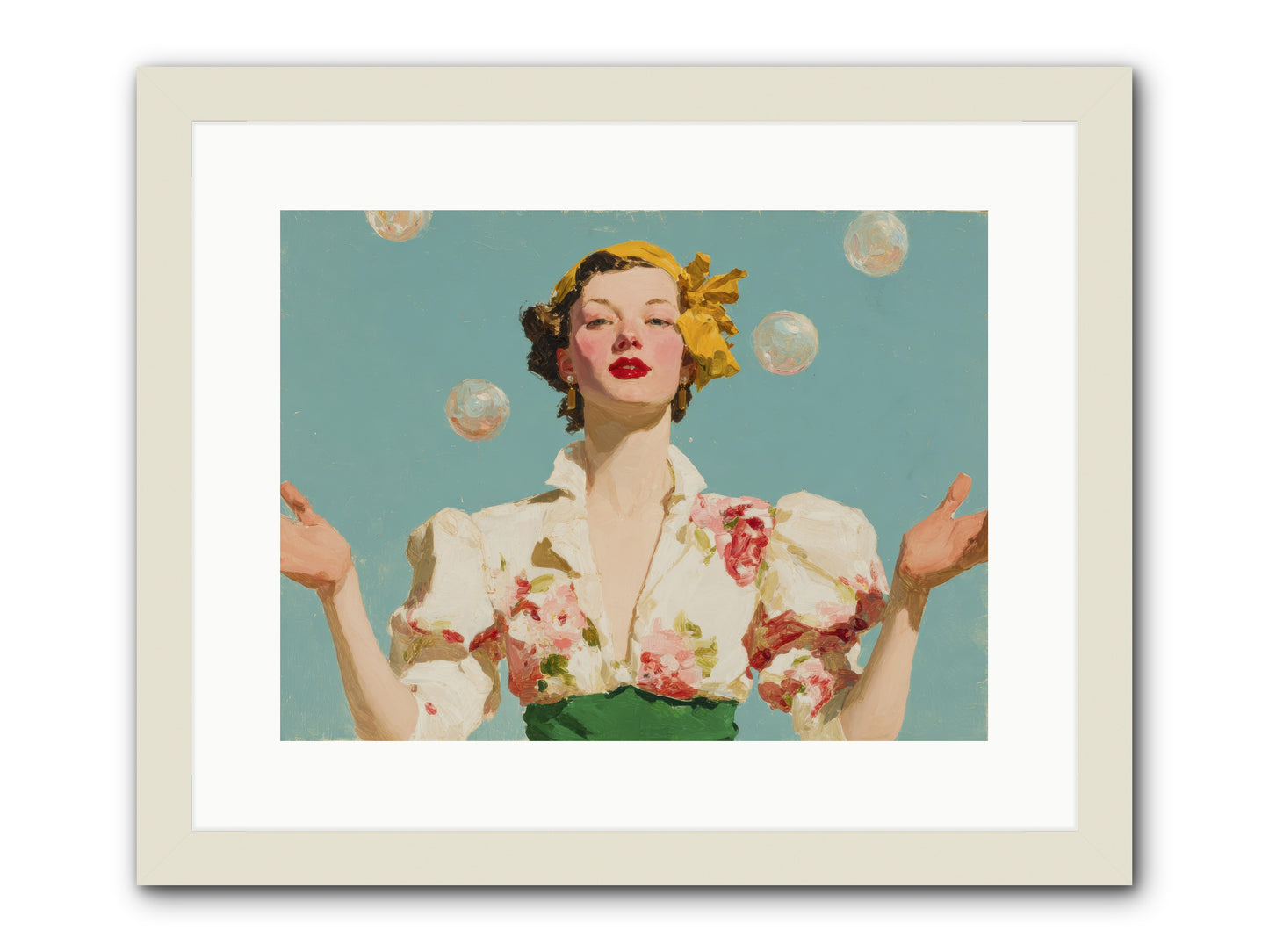 Collector of Precious Moments -- Framed Print - White 16x12