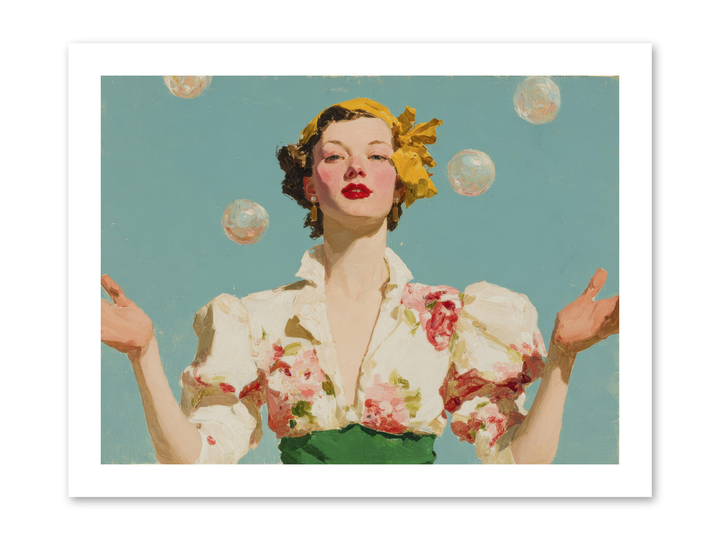 Collector of Precious Moments -- Paper Print 16x12