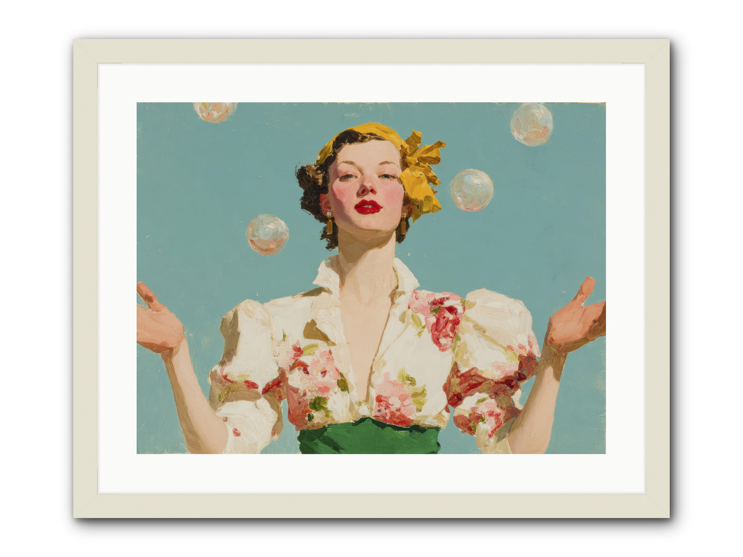 Collector of Precious Moments -- Framed Print - White 24x18