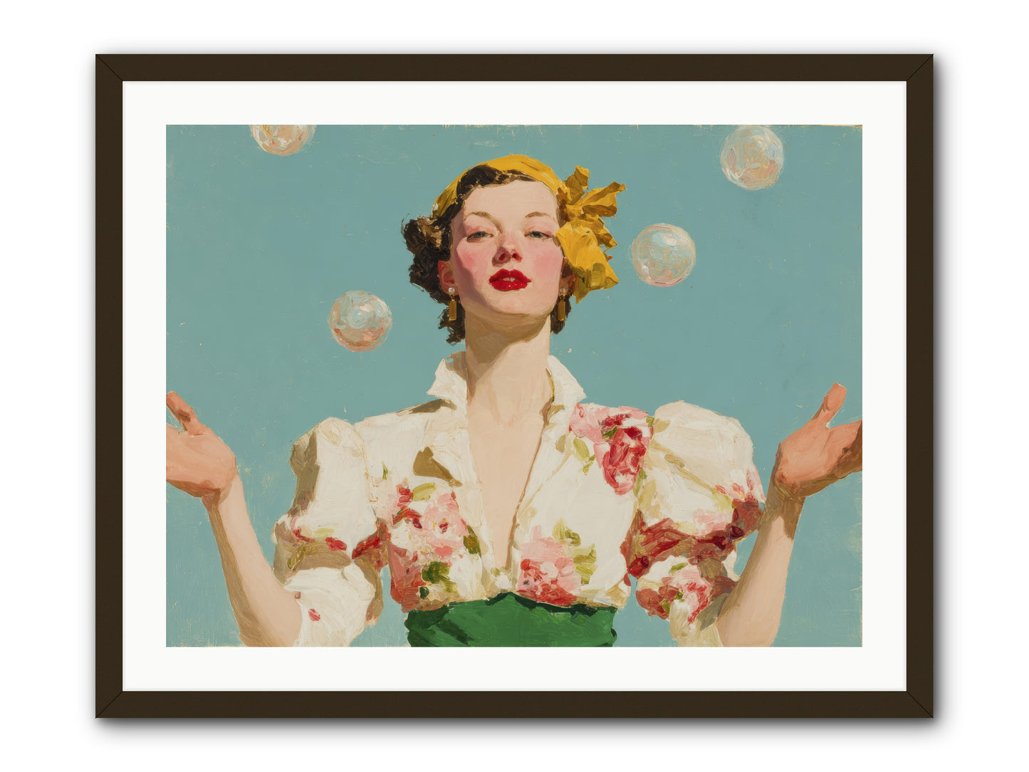 Collector of Precious Moments -- Framed Print - Black 32x24