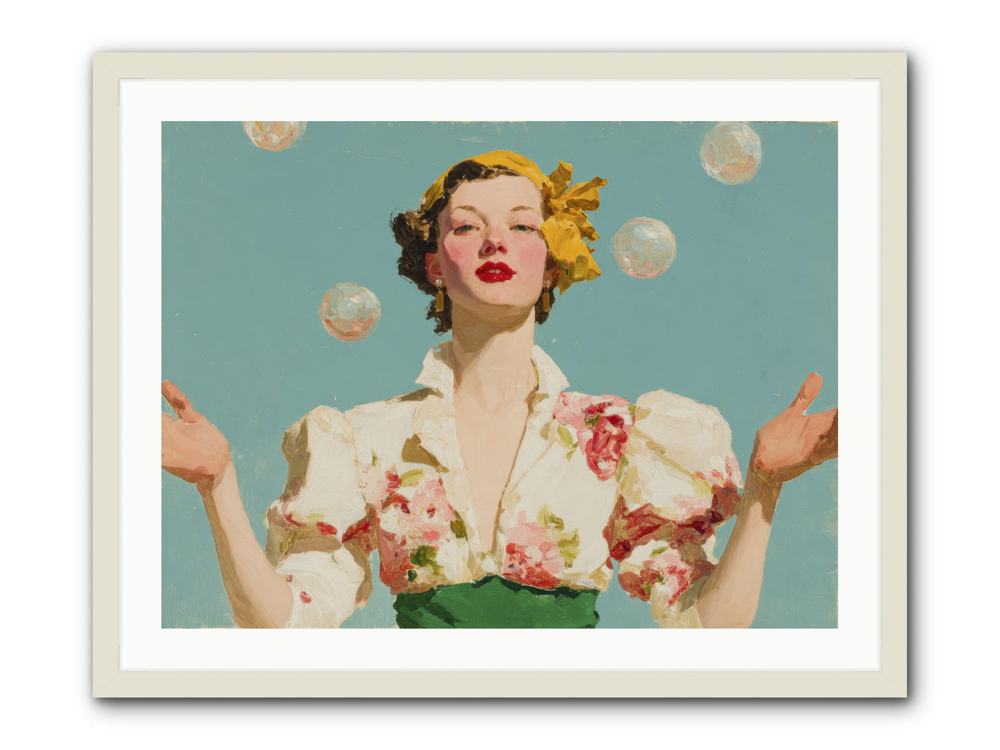 Collector of Precious Moments -- Framed Print - White 32x24