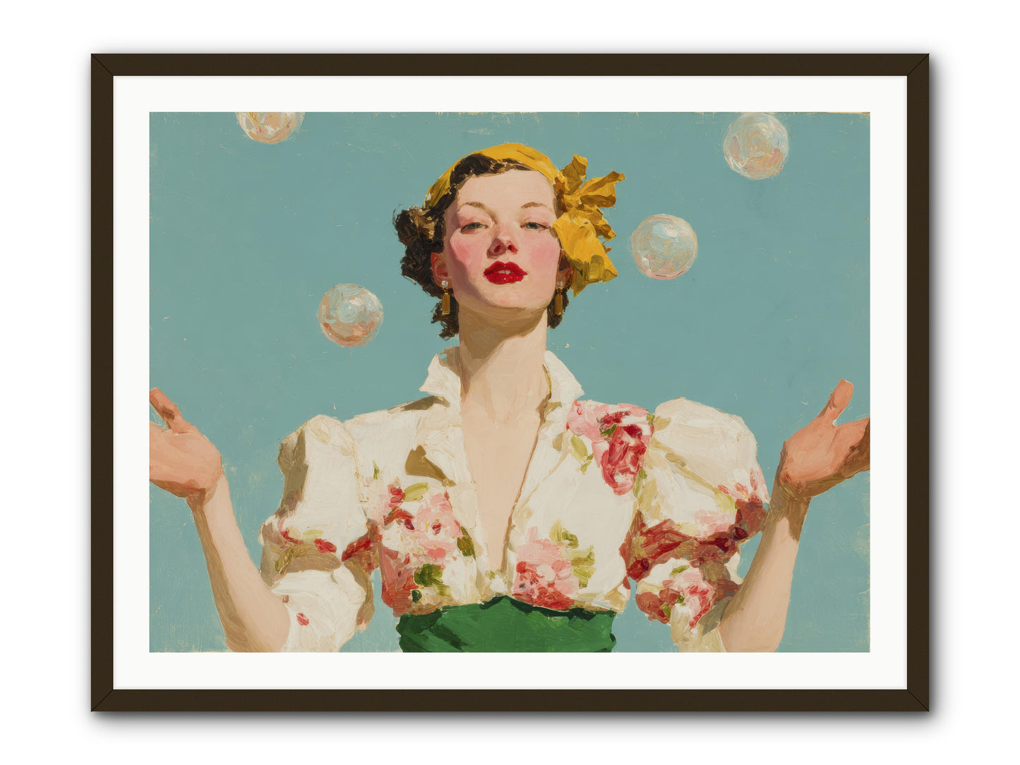 Collector of Precious Moments -- Framed Print - Black 40x30