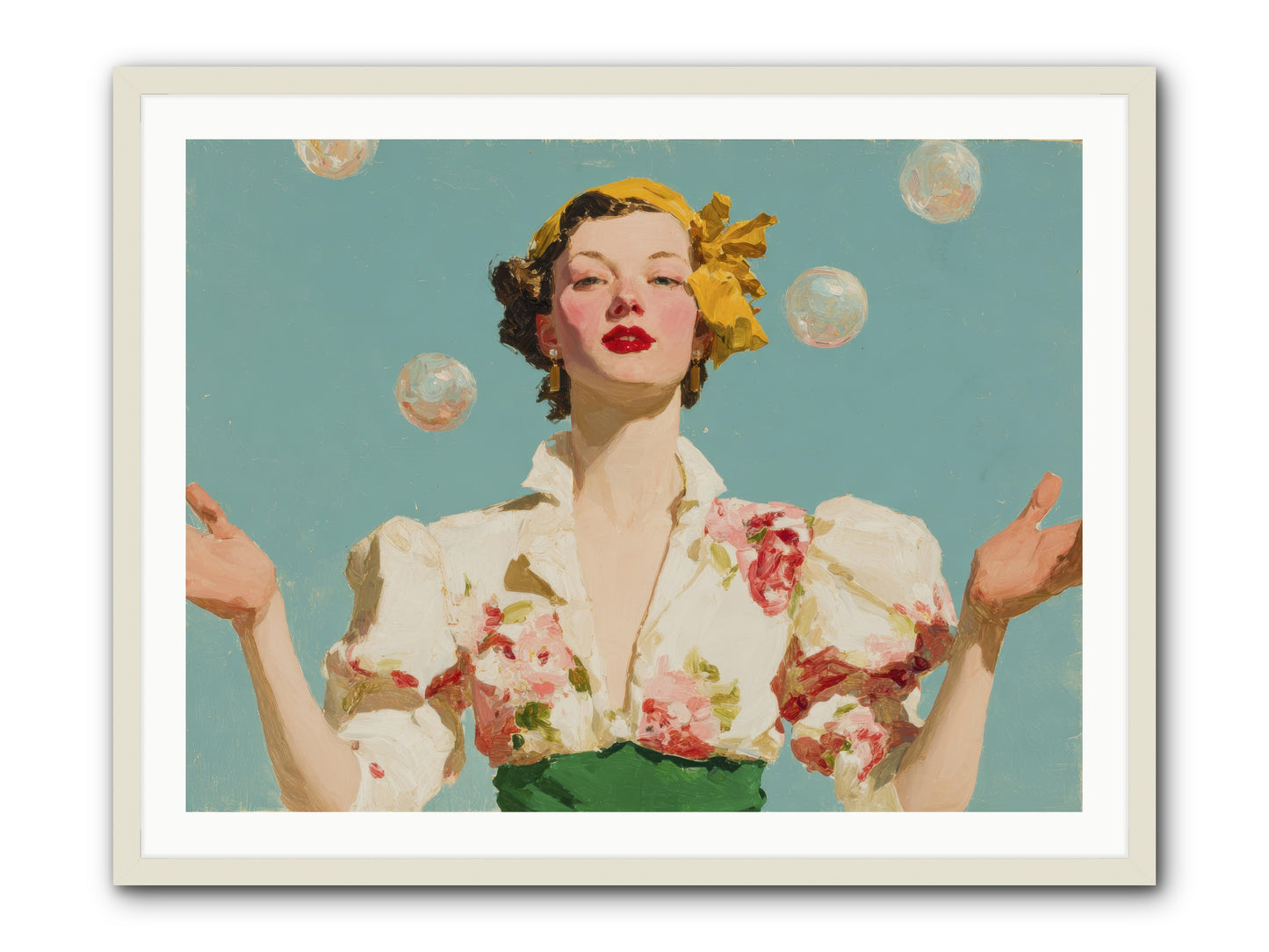Collector of Precious Moments -- Framed Print - White 40x30
