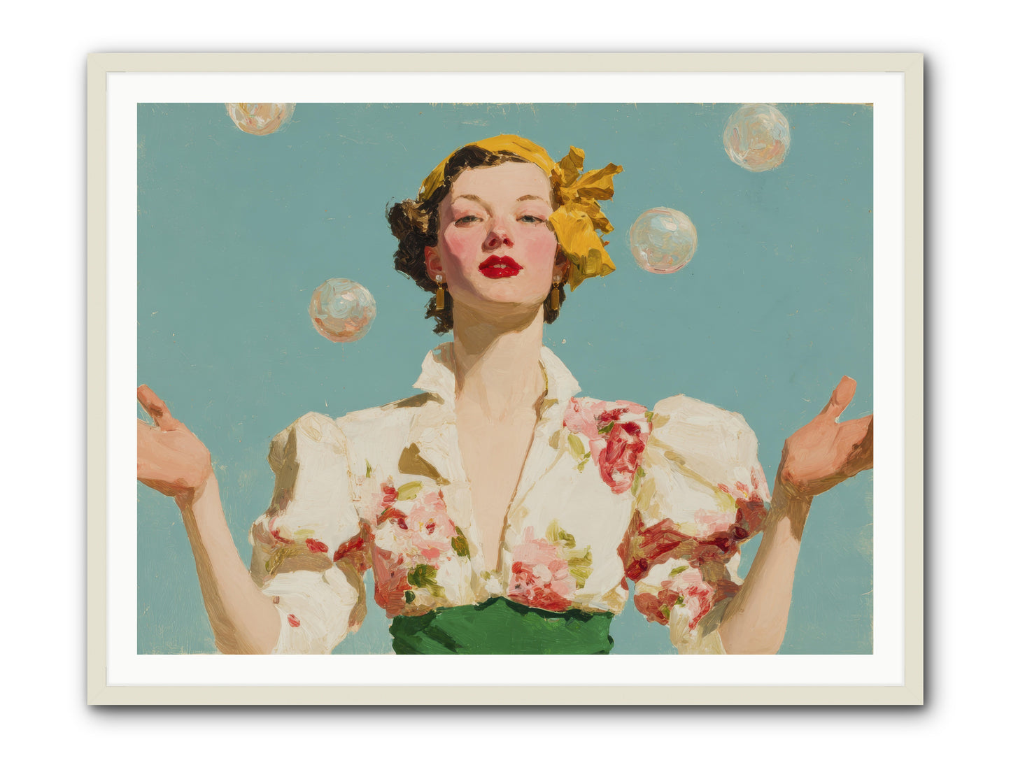 Collector of Precious Moments -- Framed Print - White 48x36