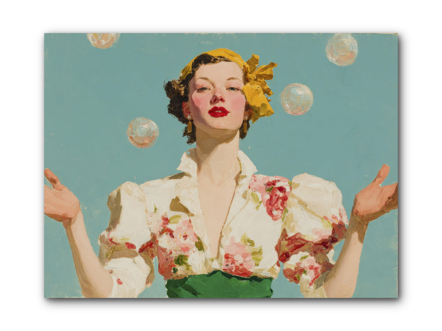 Collector of Precious Moments -- Wrapped Canvas 12x9