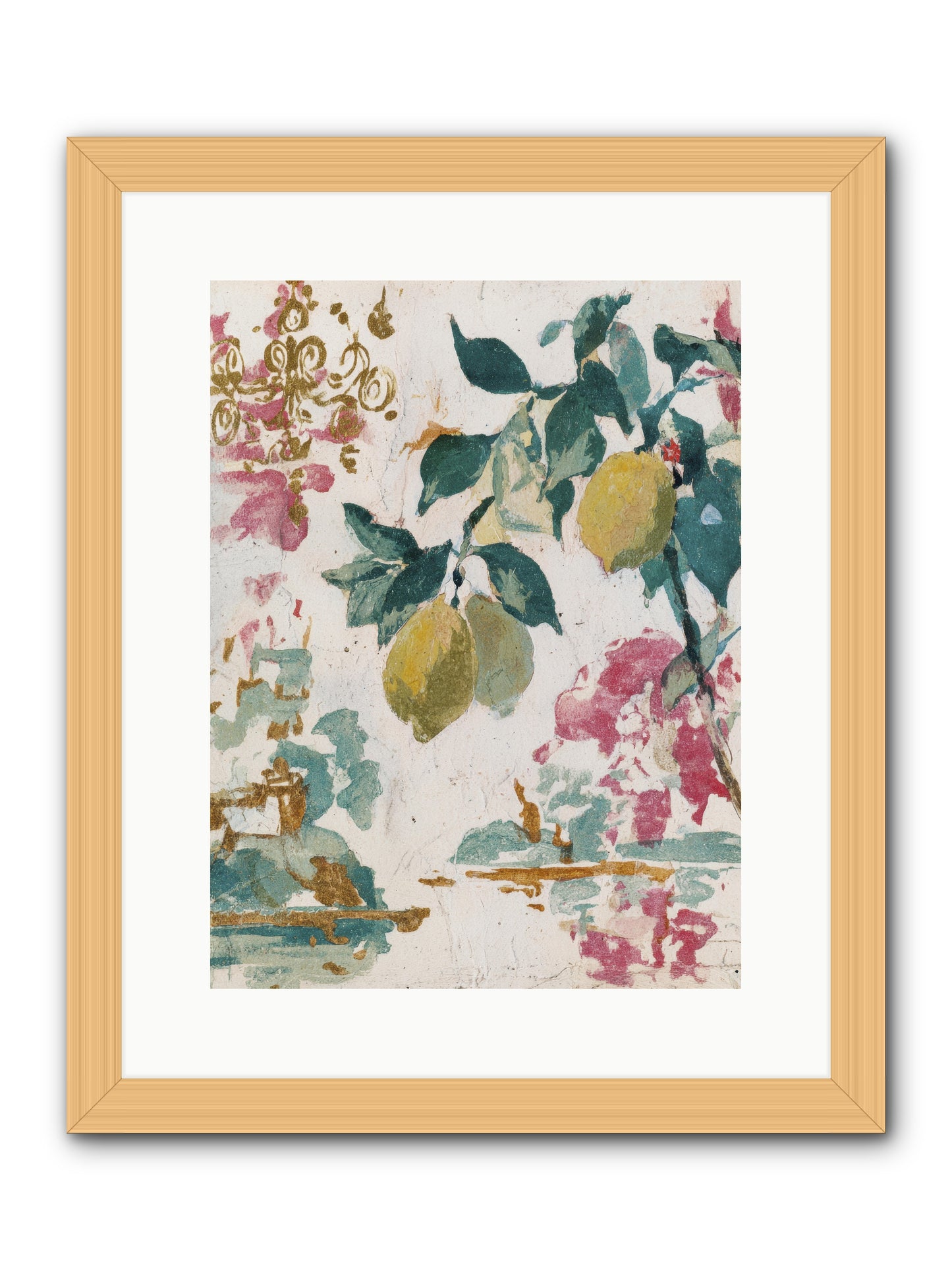 Colonel Fig’s Secret Picnic -- Framed Print - Natural 12x16
