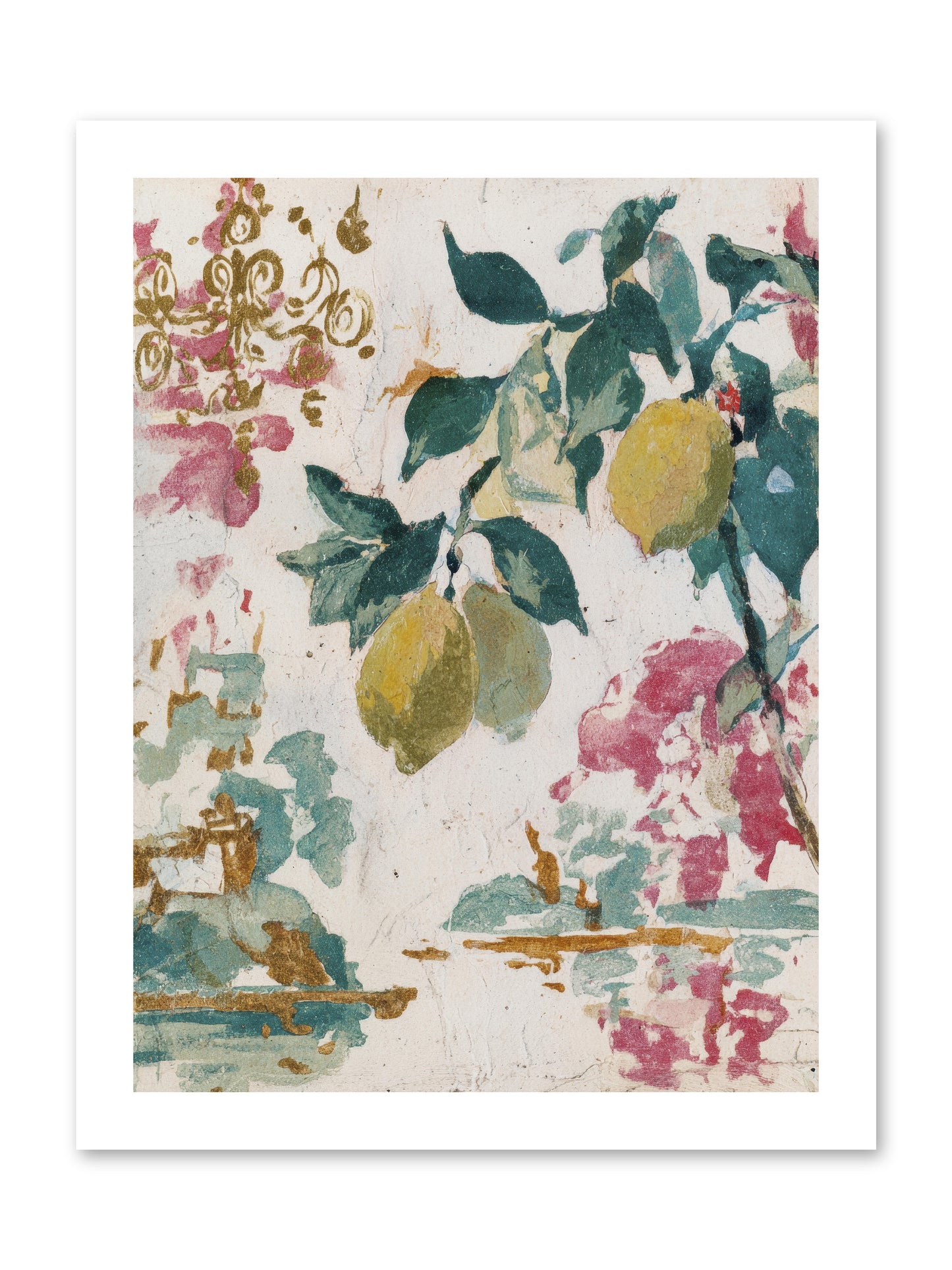 Colonel Fig’s Secret Picnic -- Loose Canvas Print 12x16