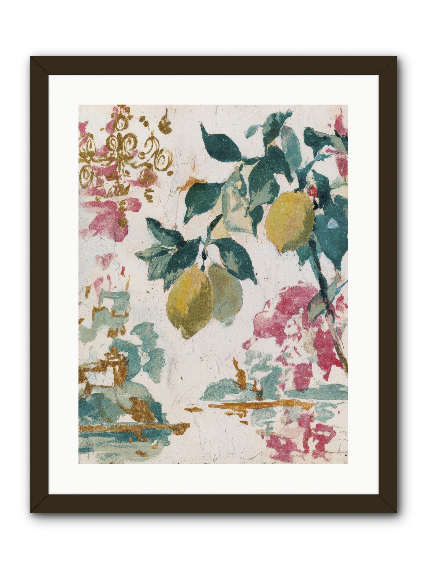 Colonel Fig’s Secret Picnic -- Framed Print - Black 18x24