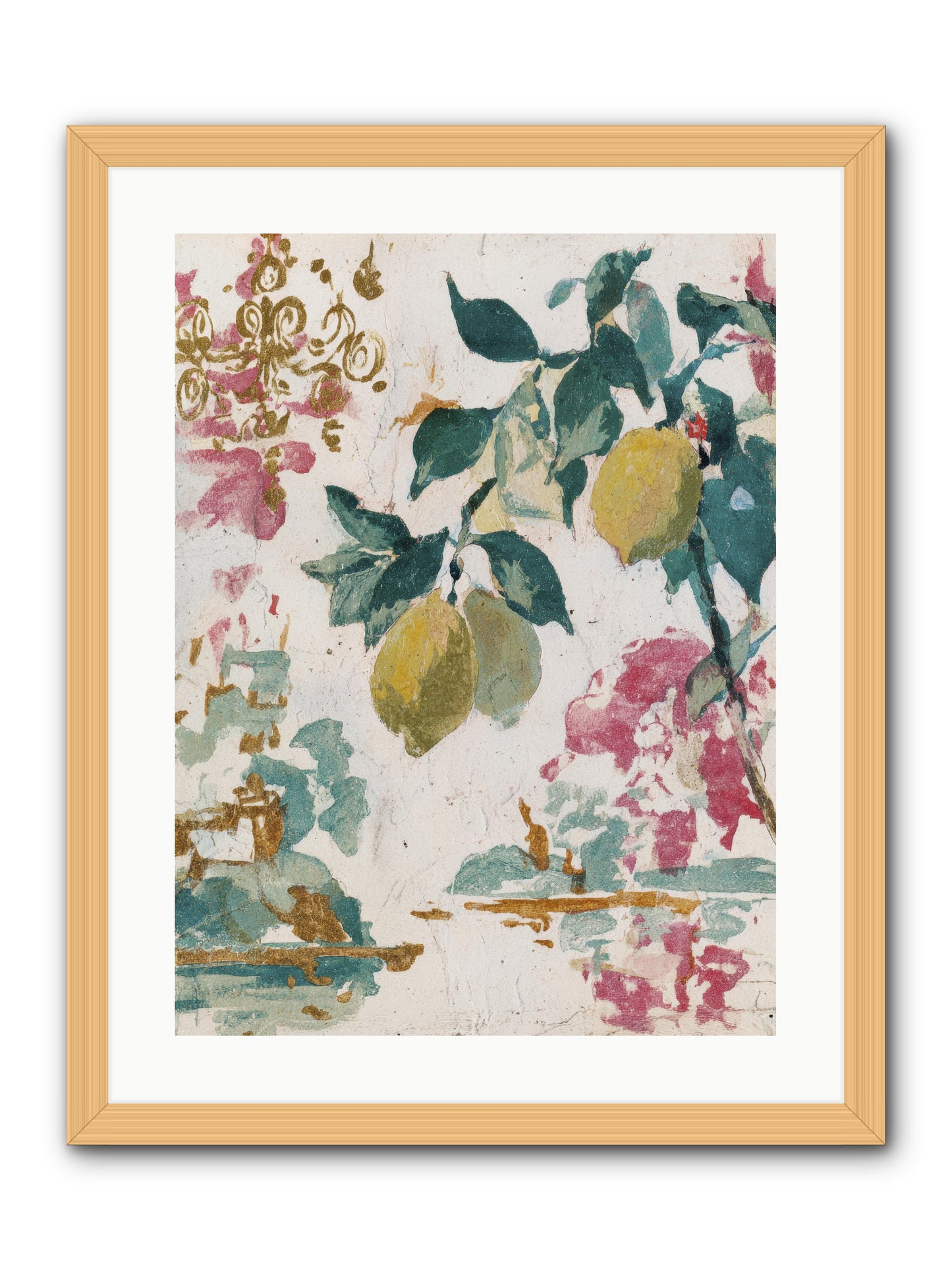 Colonel Fig’s Secret Picnic -- Framed Print - Natural 18x24