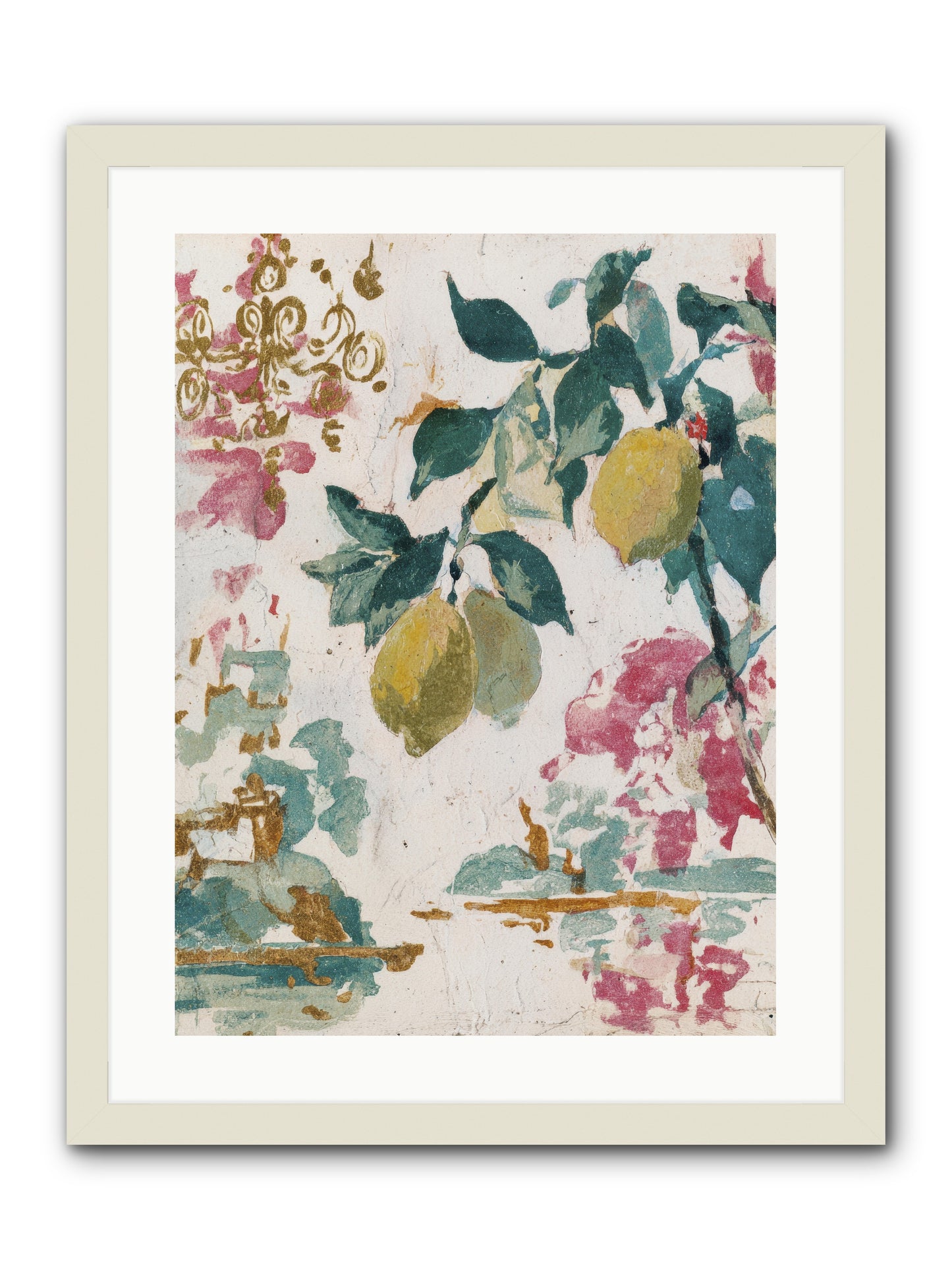 Colonel Fig’s Secret Picnic -- Framed Print - White 18x24