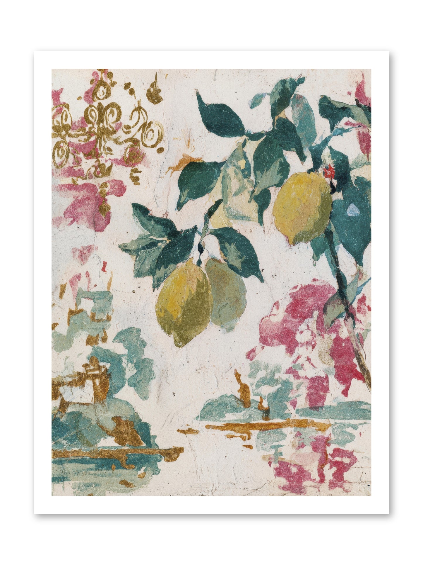 Colonel Fig’s Secret Picnic -- Loose Canvas Print 18x24