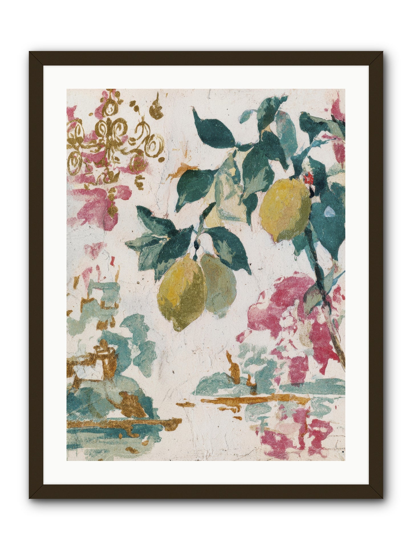 Colonel Fig’s Secret Picnic -- Framed Print - Black 24x32