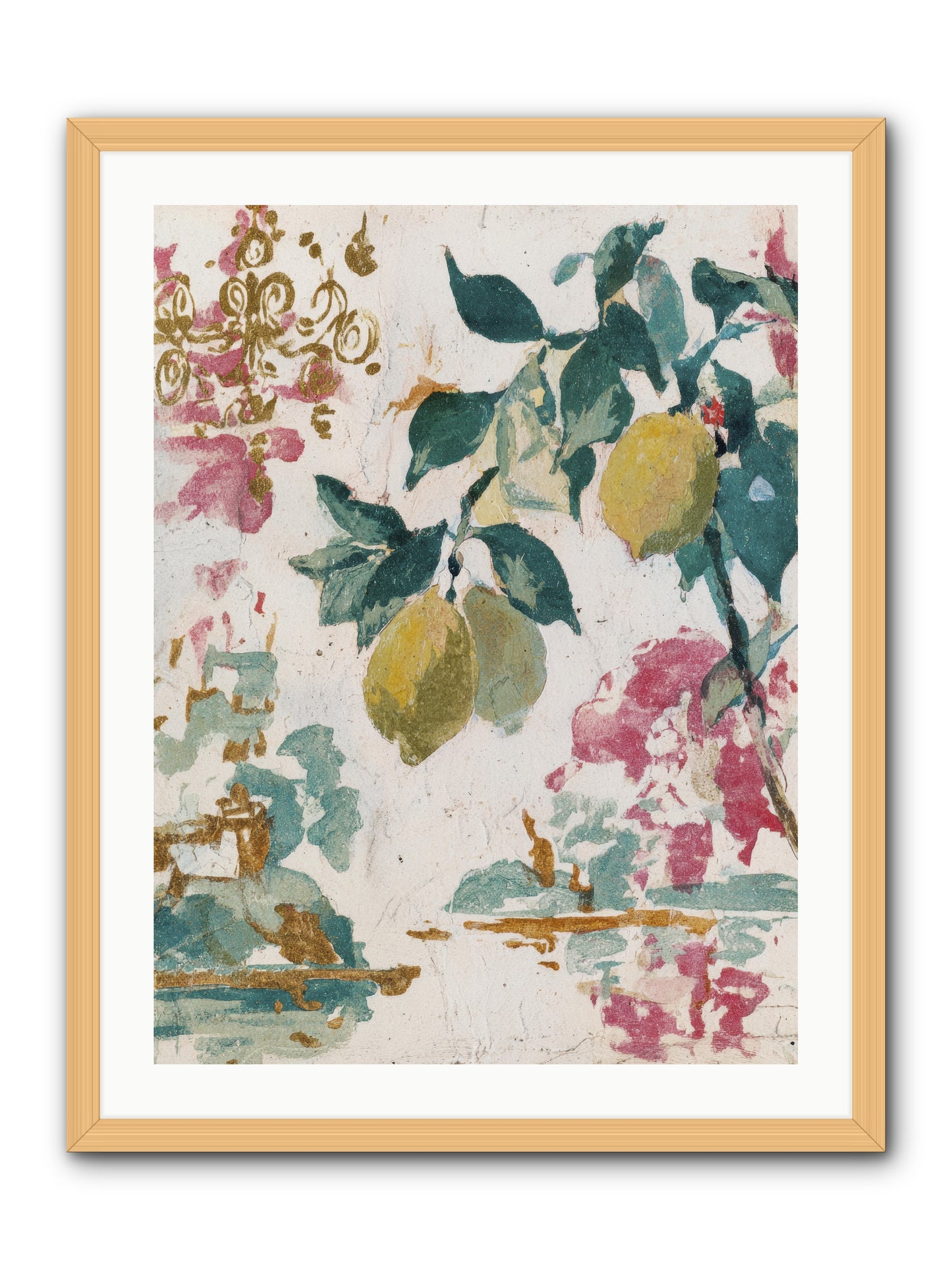 Colonel Fig’s Secret Picnic -- Framed Print - Natural 24x32