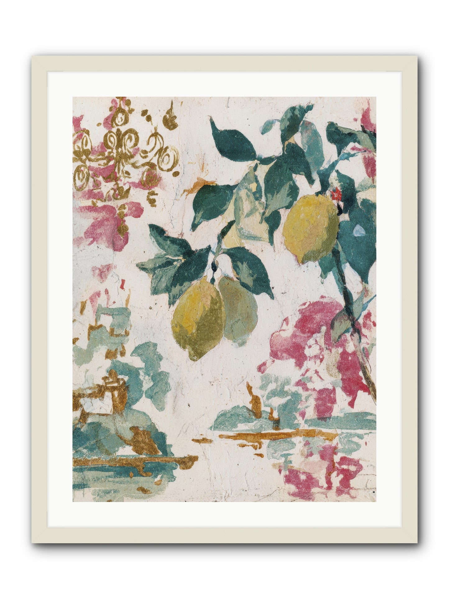 Colonel Fig’s Secret Picnic -- Framed Print - White 24x32