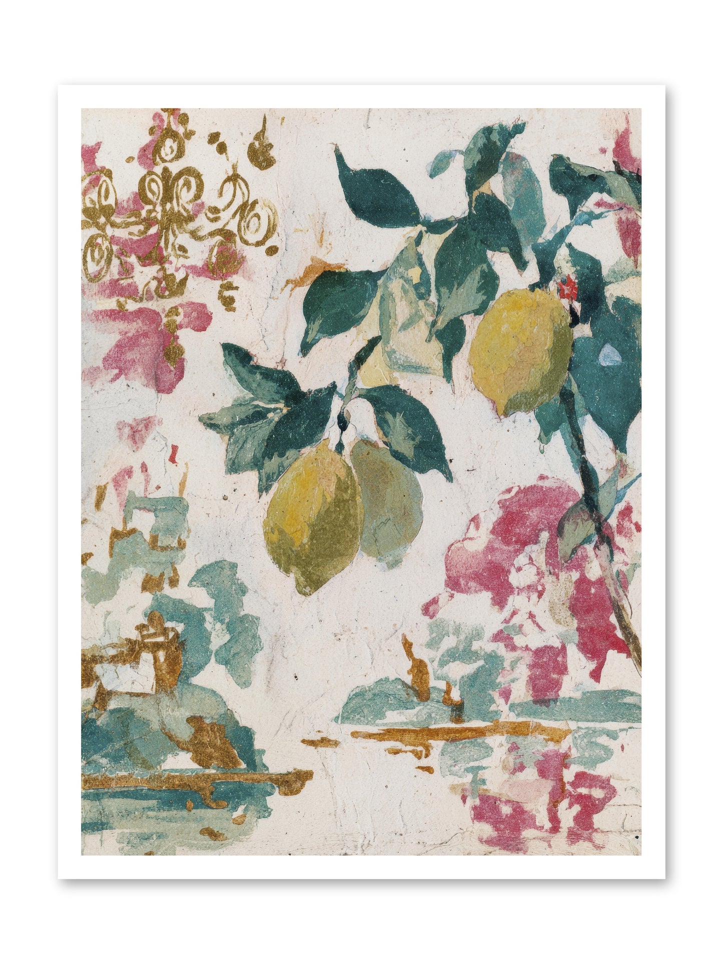 Colonel Fig’s Secret Picnic -- Loose Canvas Print 24x32