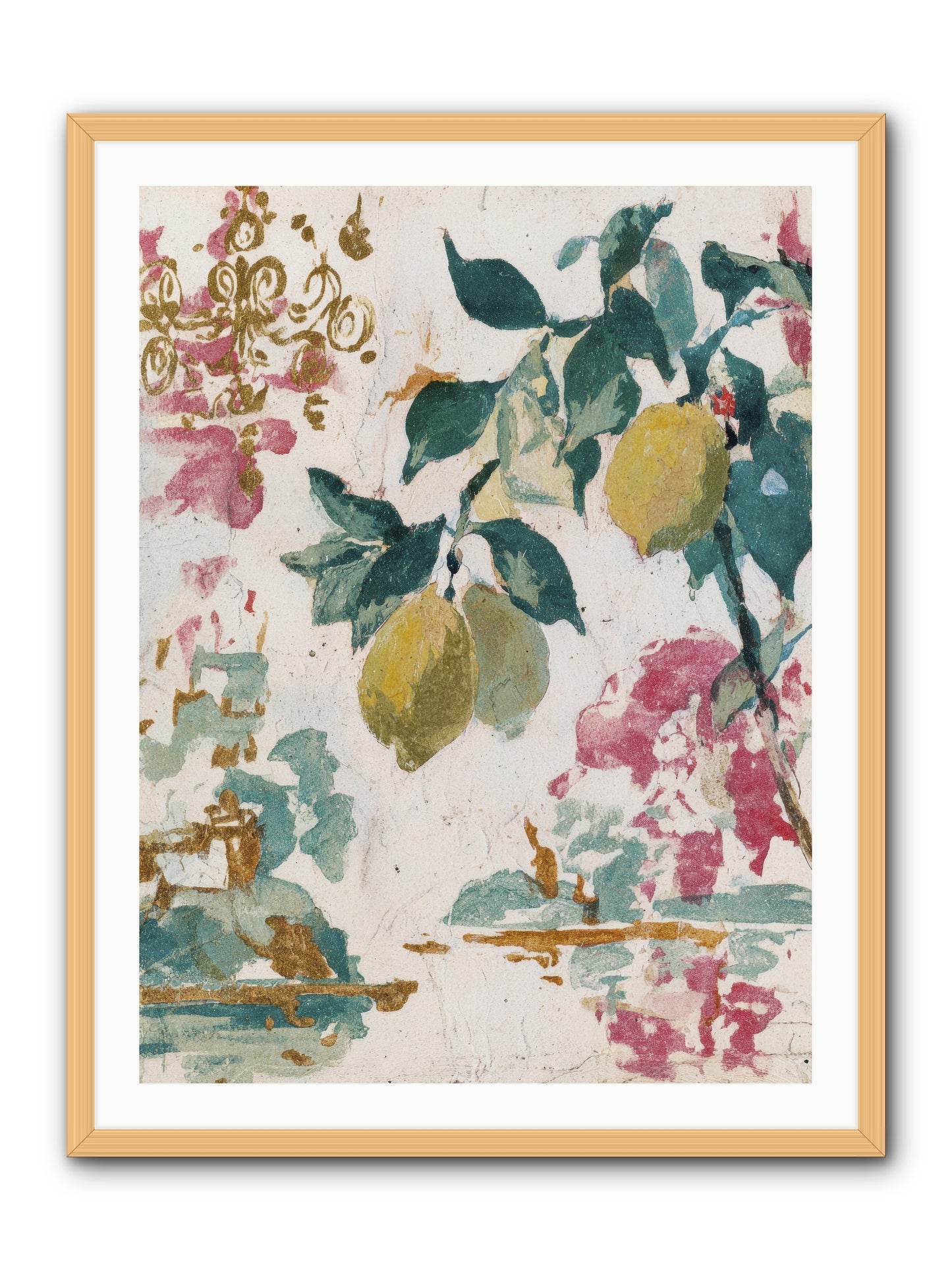Colonel Fig’s Secret Picnic -- Framed Print - Natural 30x40