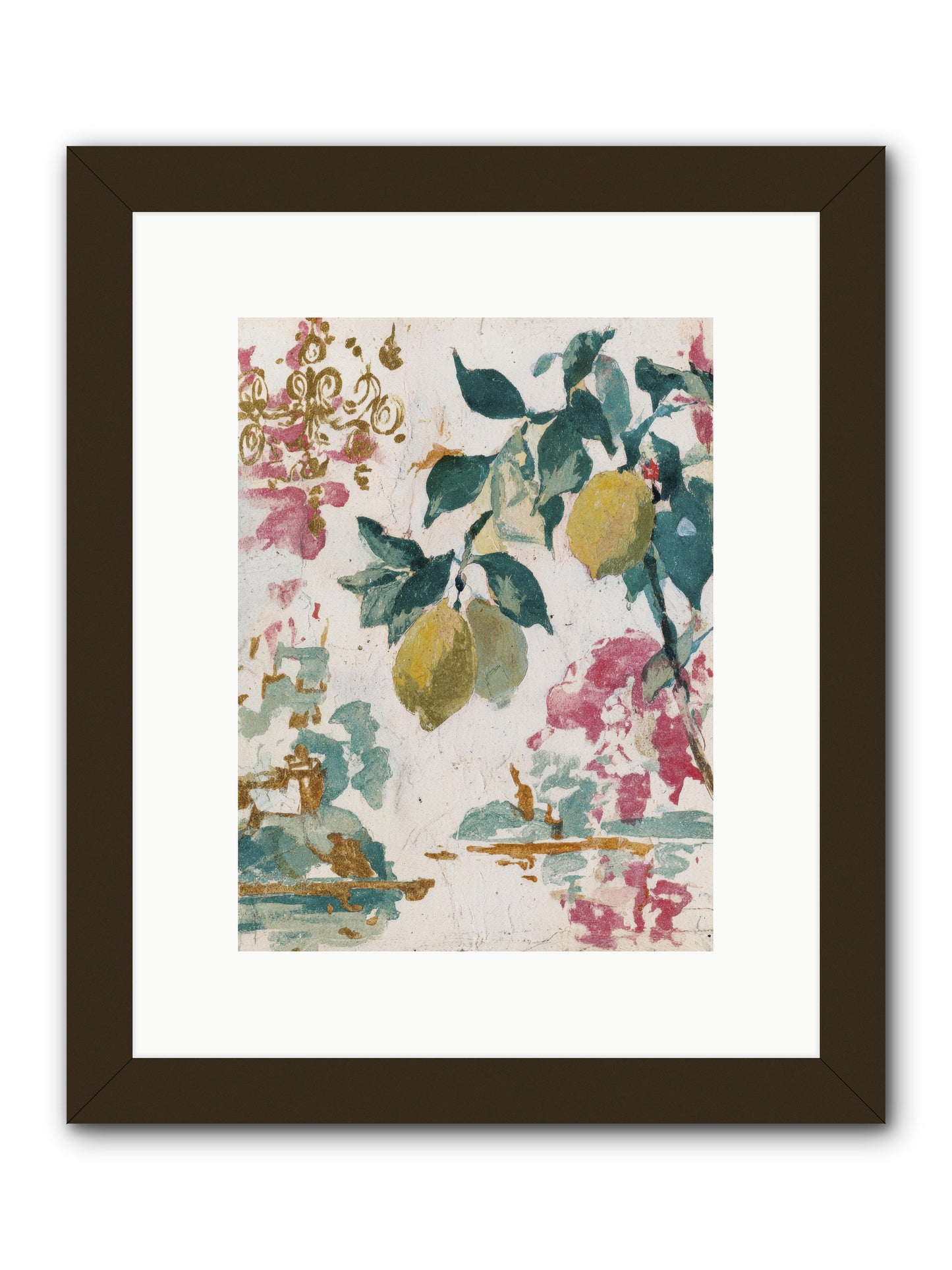 Colonel Fig’s Secret Picnic -- Framed Print - Black 9x12