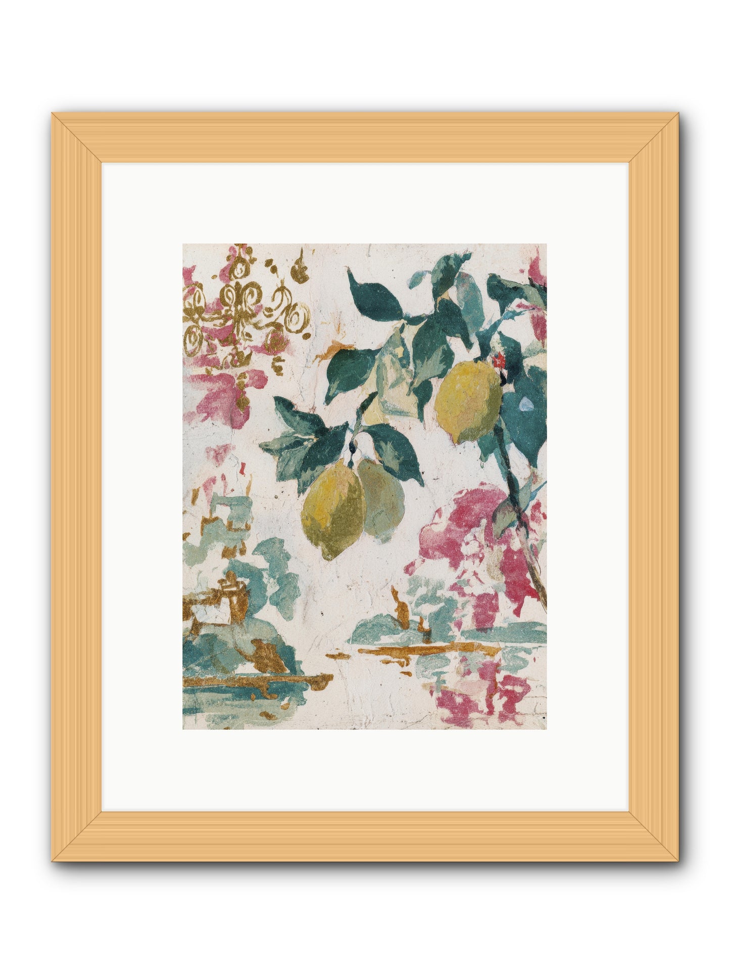 Colonel Fig’s Secret Picnic -- Framed Print - Natural 9x12